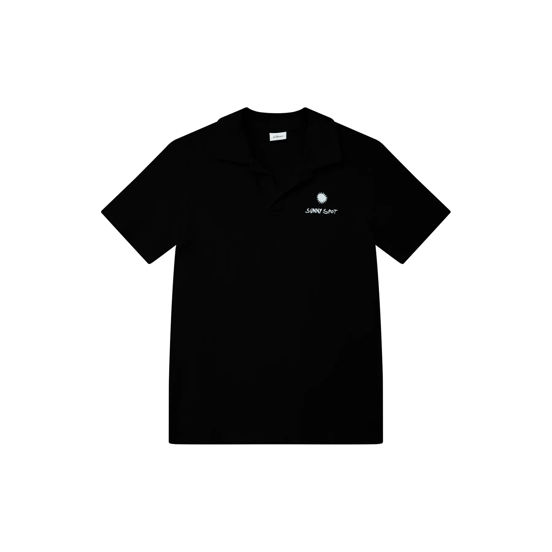 Polo in jersey jacquard con ricamo bambino s.Oliver