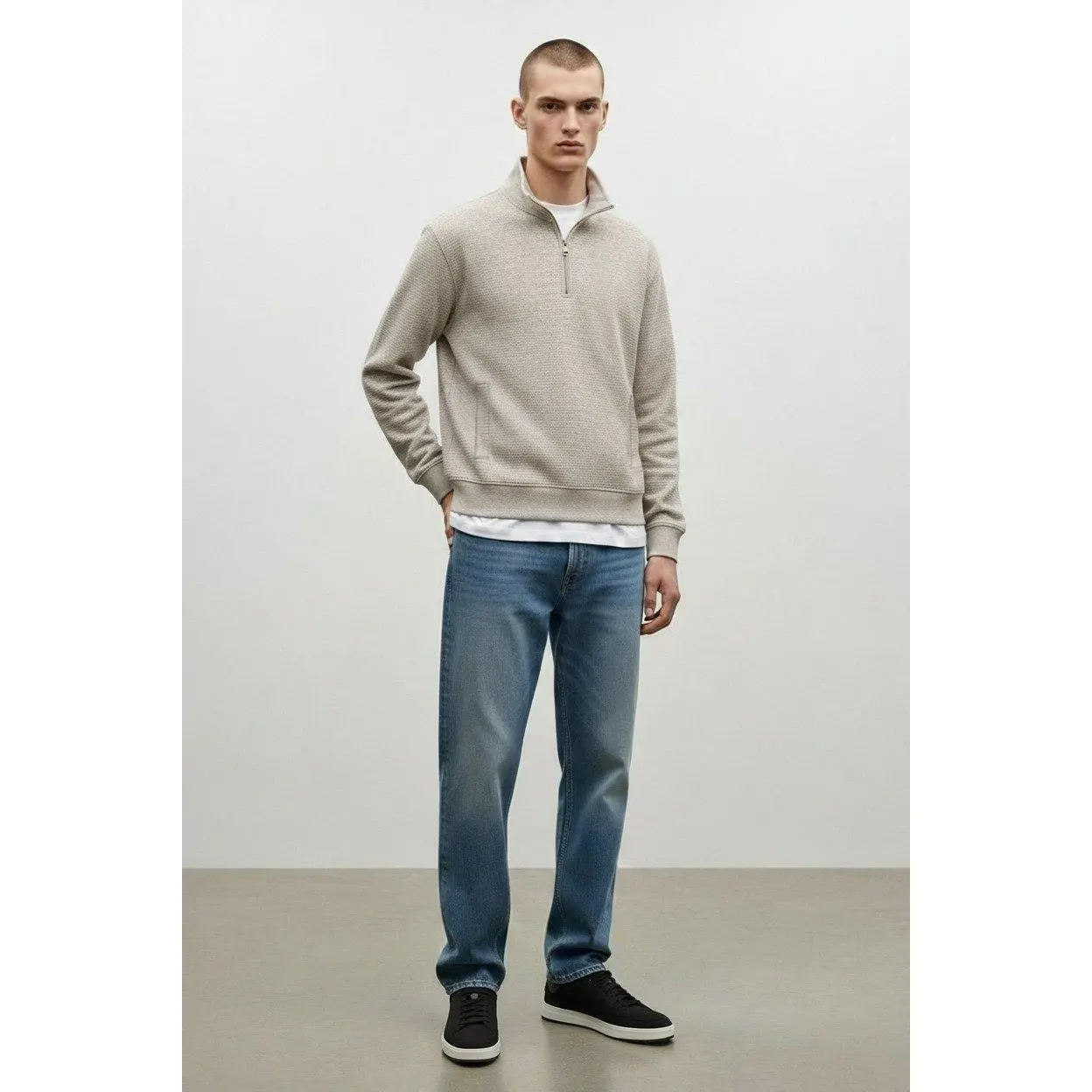 Sweatshirt mit Stehkragen und Reißverschluss s.Oliver 8621