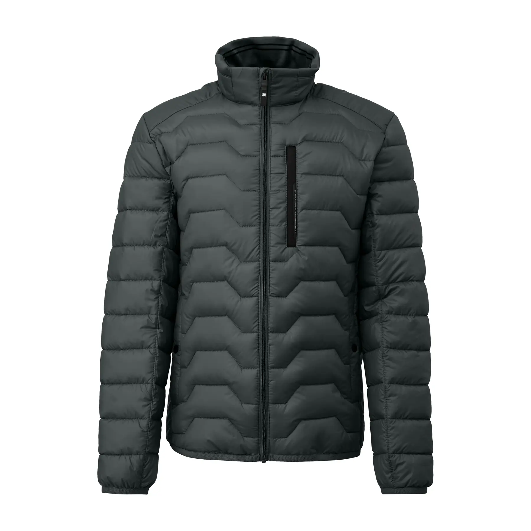 Giacca piumino outdoor con dettagli a contrasto e colletto alto s.Oliver