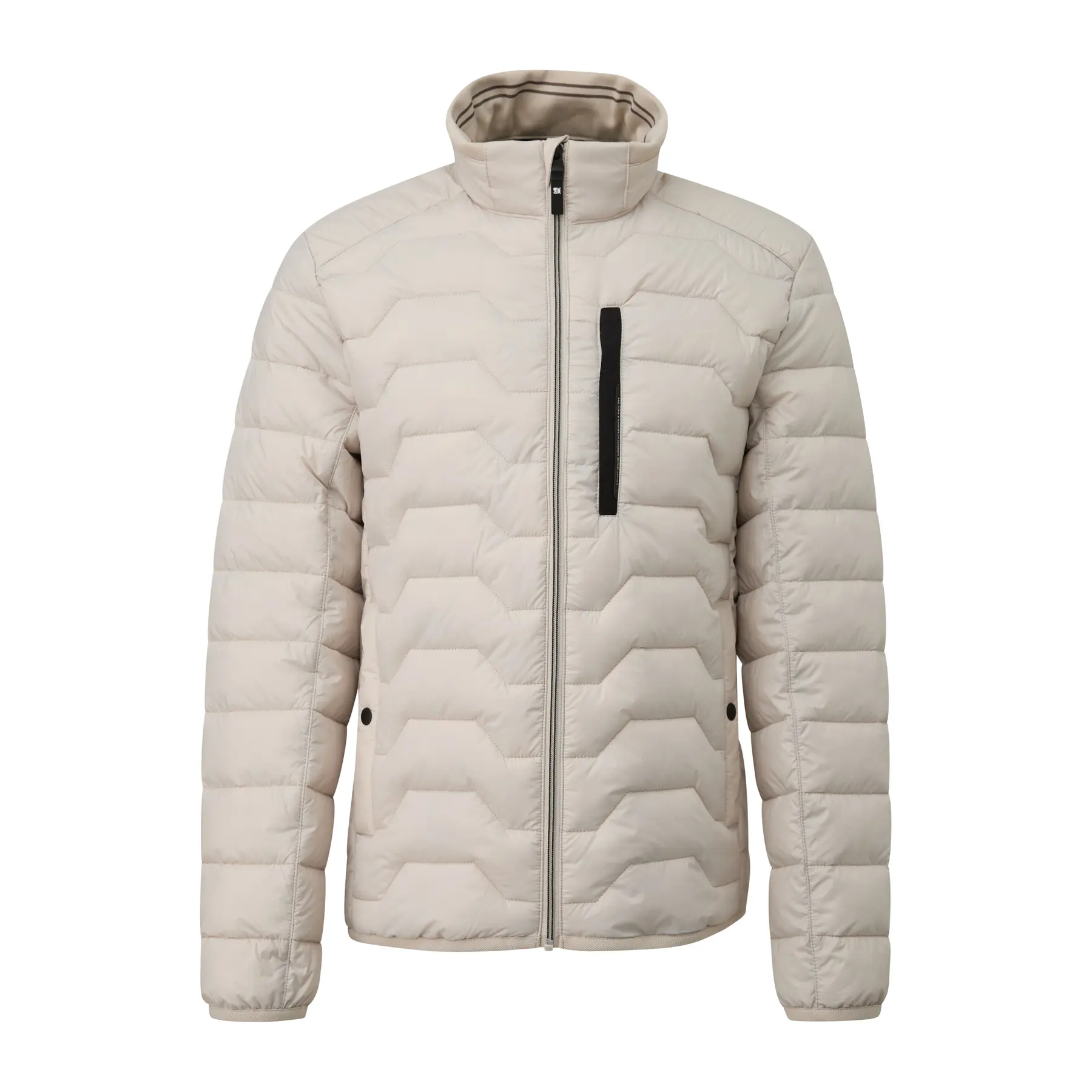 Giacca piumino outdoor con dettagli a contrasto e colletto alto s.Oliver