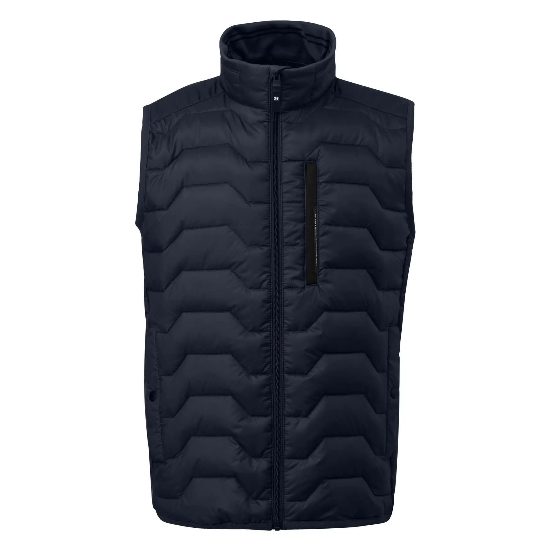 s.Oliver - male - Waterafstotend gewatteerd vest met sportieve details