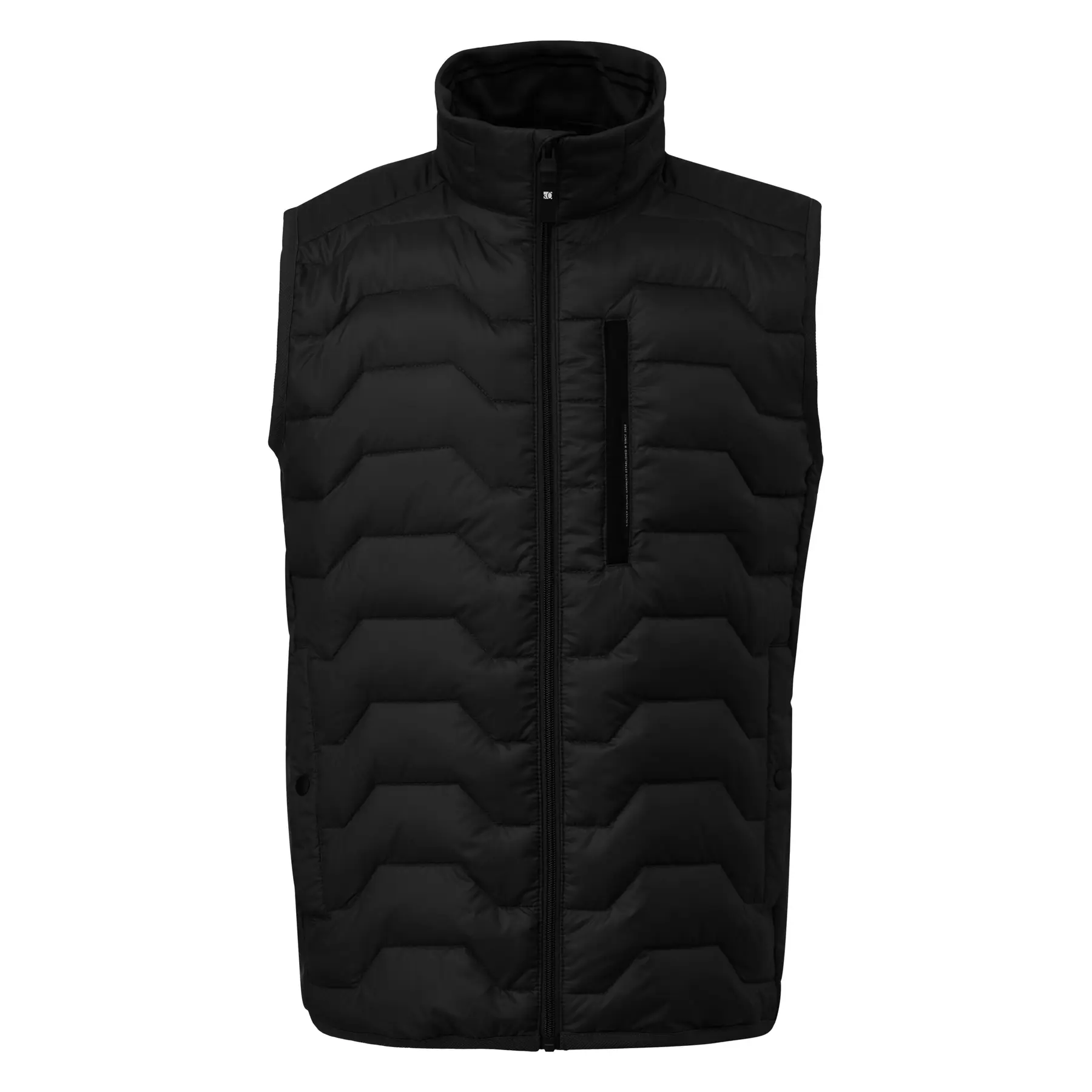 s.Oliver - male - Waterafstotend gewatteerd vest met sportieve details