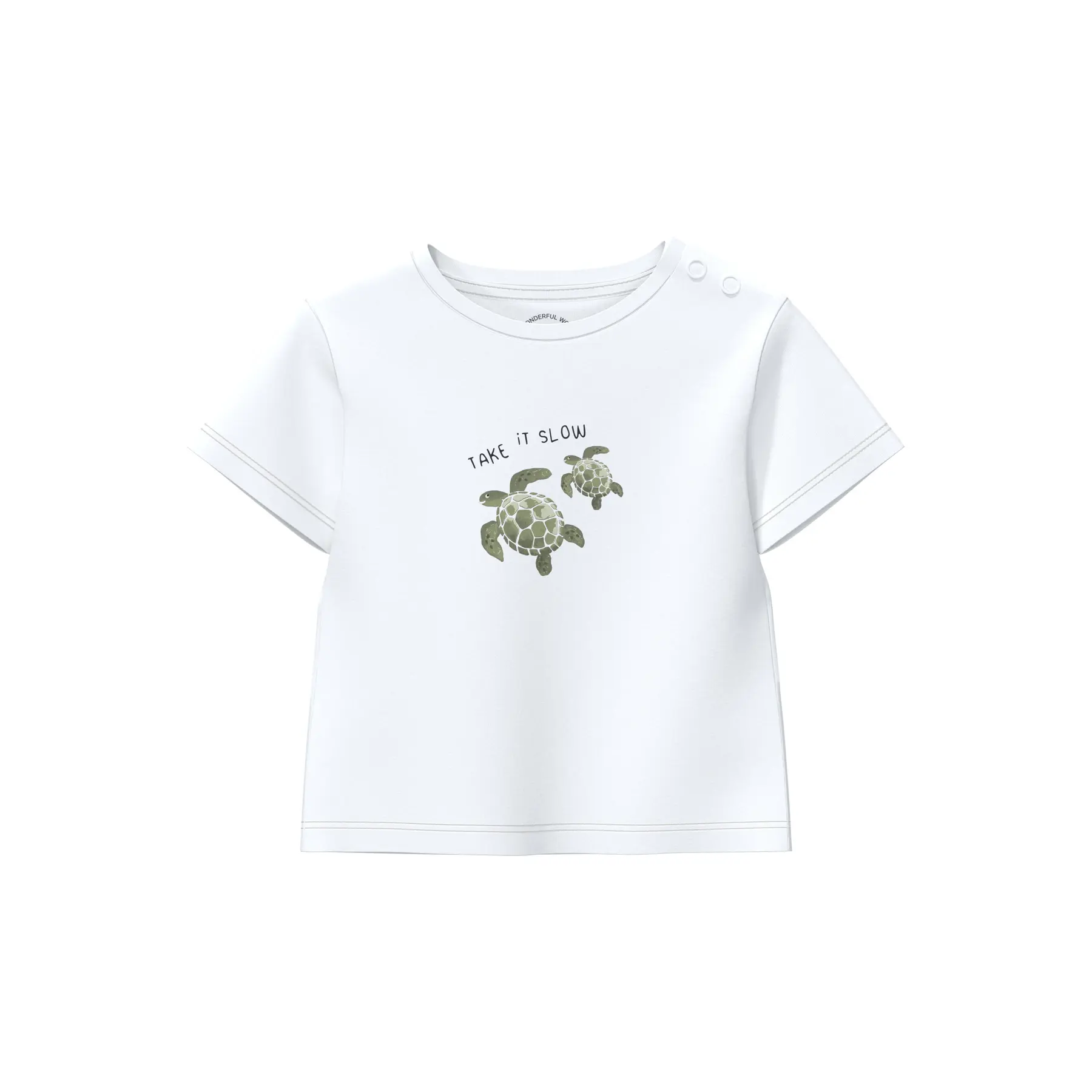 T-shirt stampato intercambiabile con colletto rotondo per bebè s.Oliver