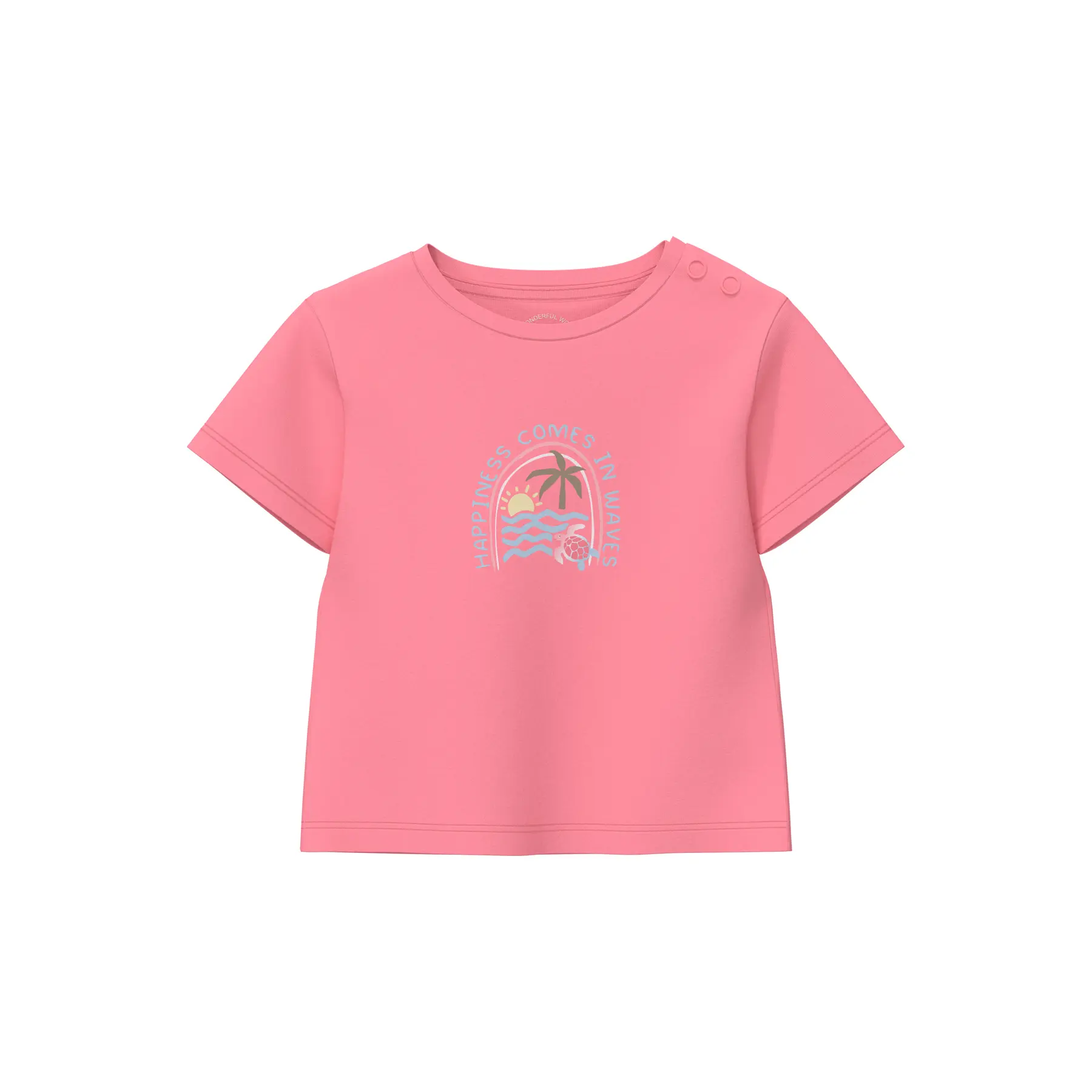 T-shirt stampato intercambiabile con colletto rotondo per bebè s.Oliver