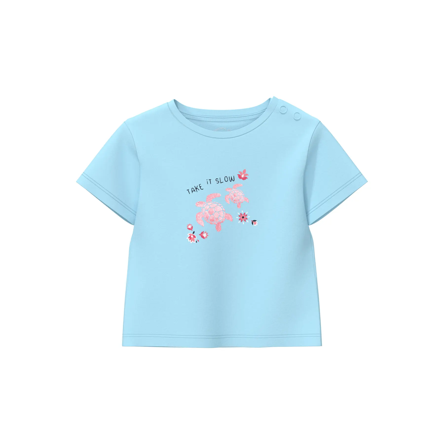 T-shirt stampato intercambiabile con colletto rotondo per bebè s.Oliver