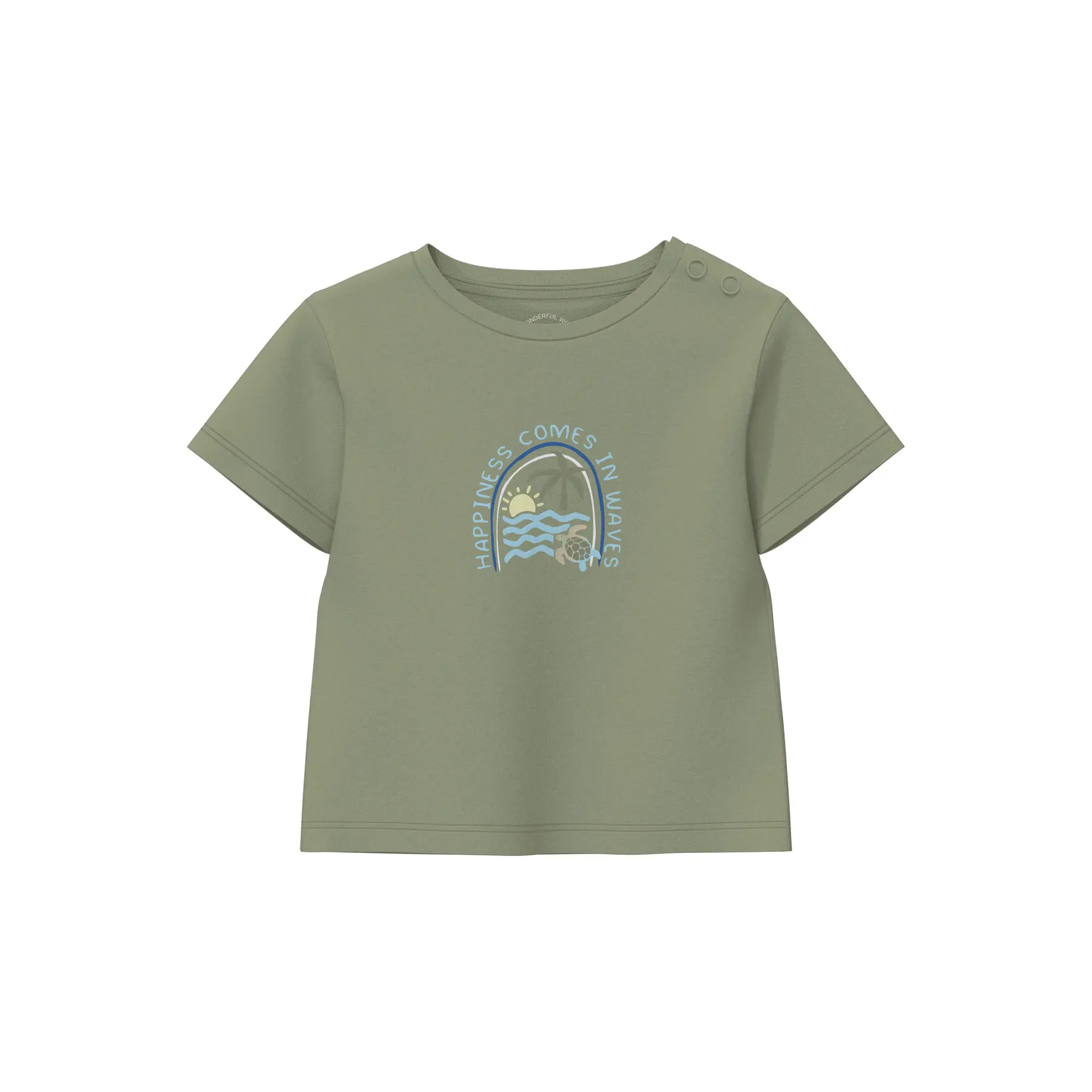 T-shirt à imprimé interchangeable et col rond bébé s.Oliver