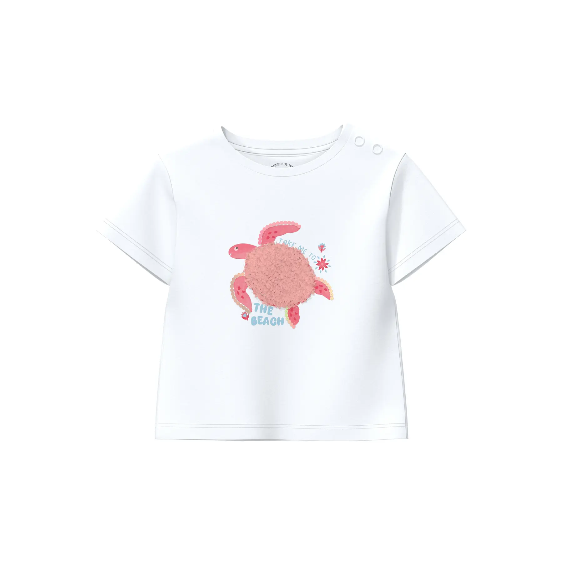 T-Shirt mit wechselbarem Druck und Applikation für Babys s.Oliver