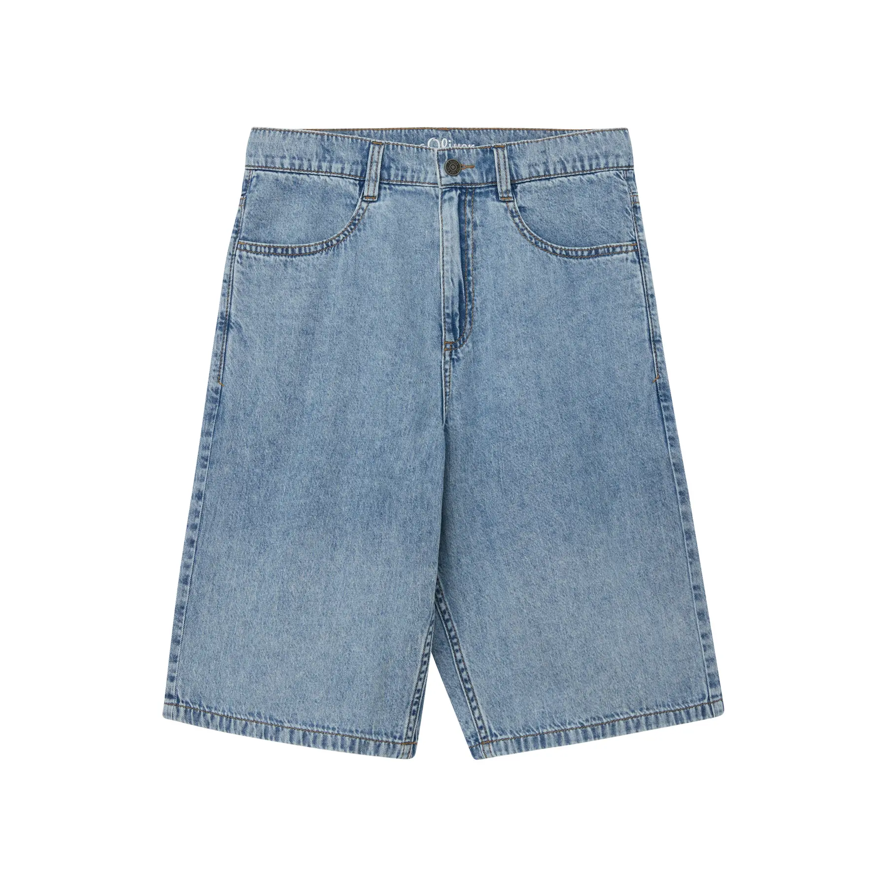 Weite, ausgewaschene Jeans-Bermuda für Kinder s.Oliver