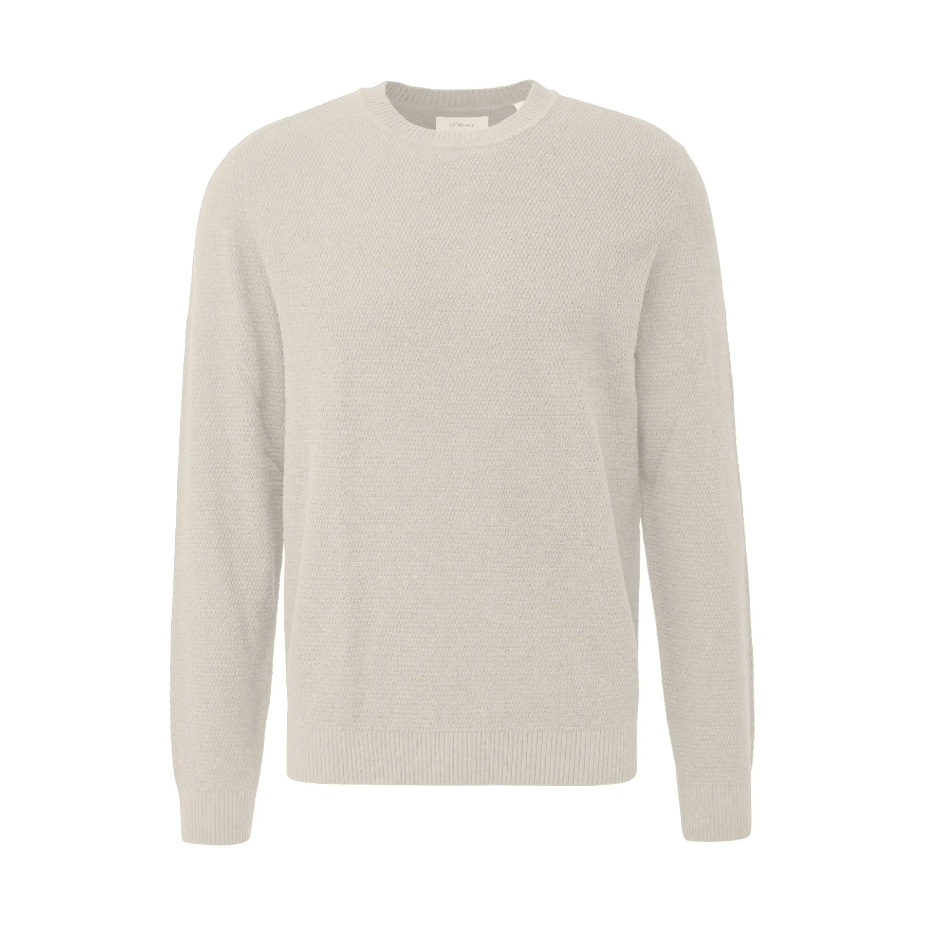 Maglione in maglia con patch logo s.Oliver