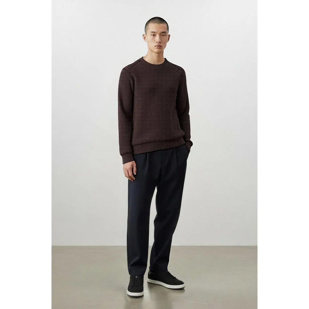 Maglione in maglia con patch logo s.Oliver