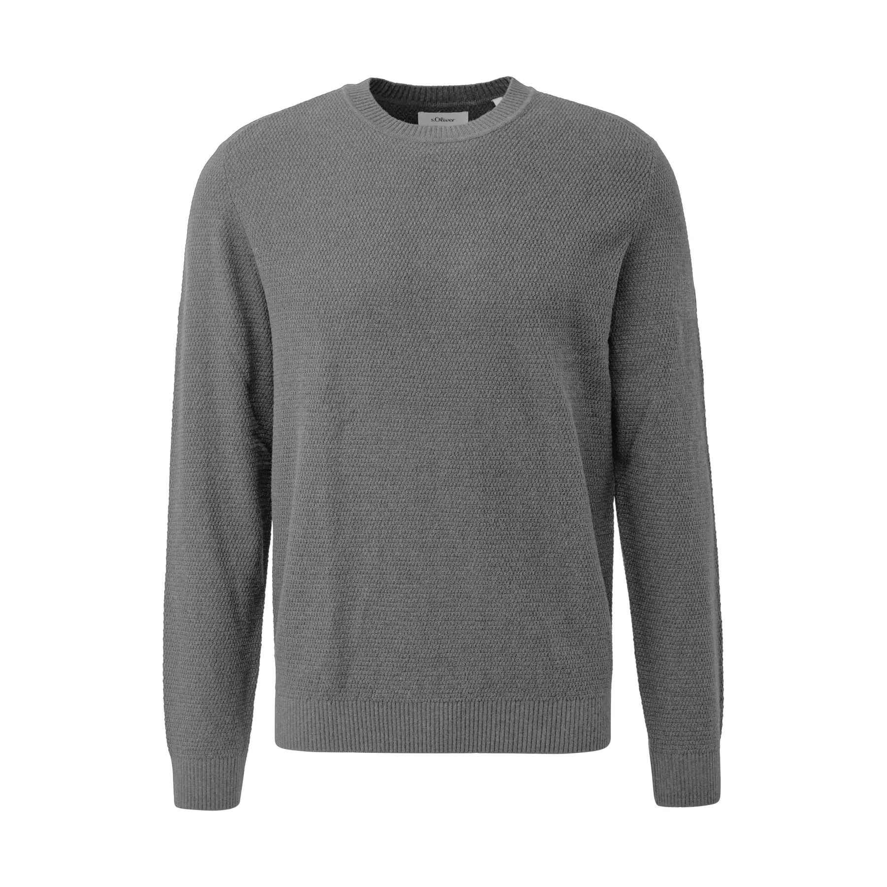 Maglione in maglia con patch logo s.Oliver