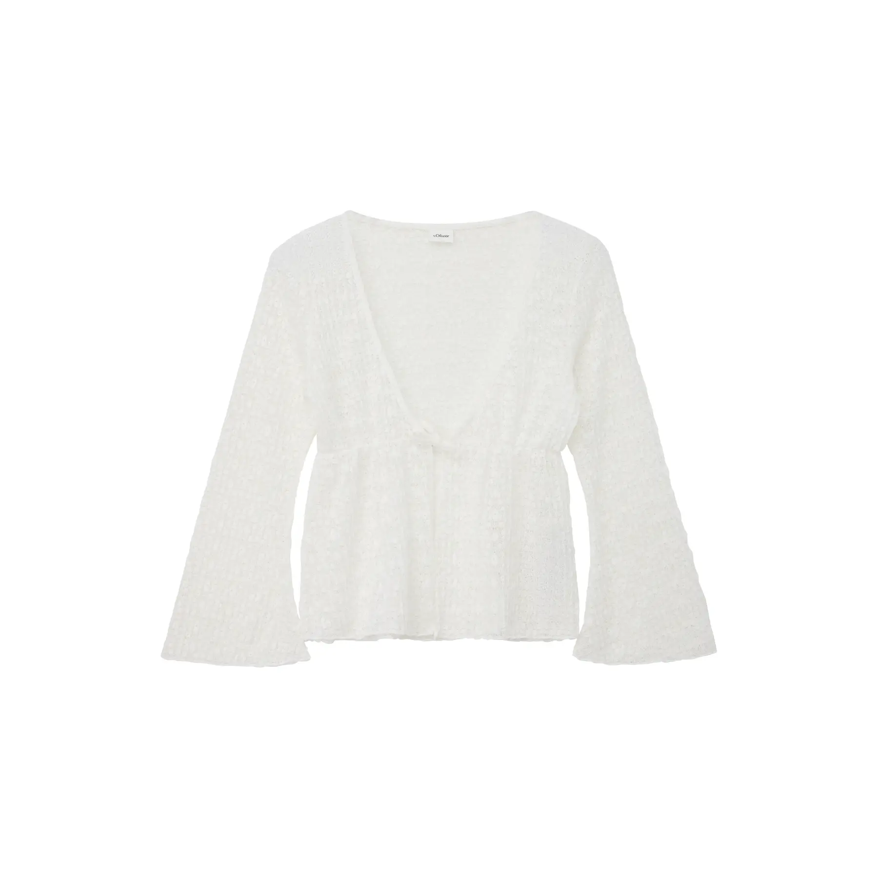 Veste cintrée en dentelle avec ceinture à nouer fille s.Oliver