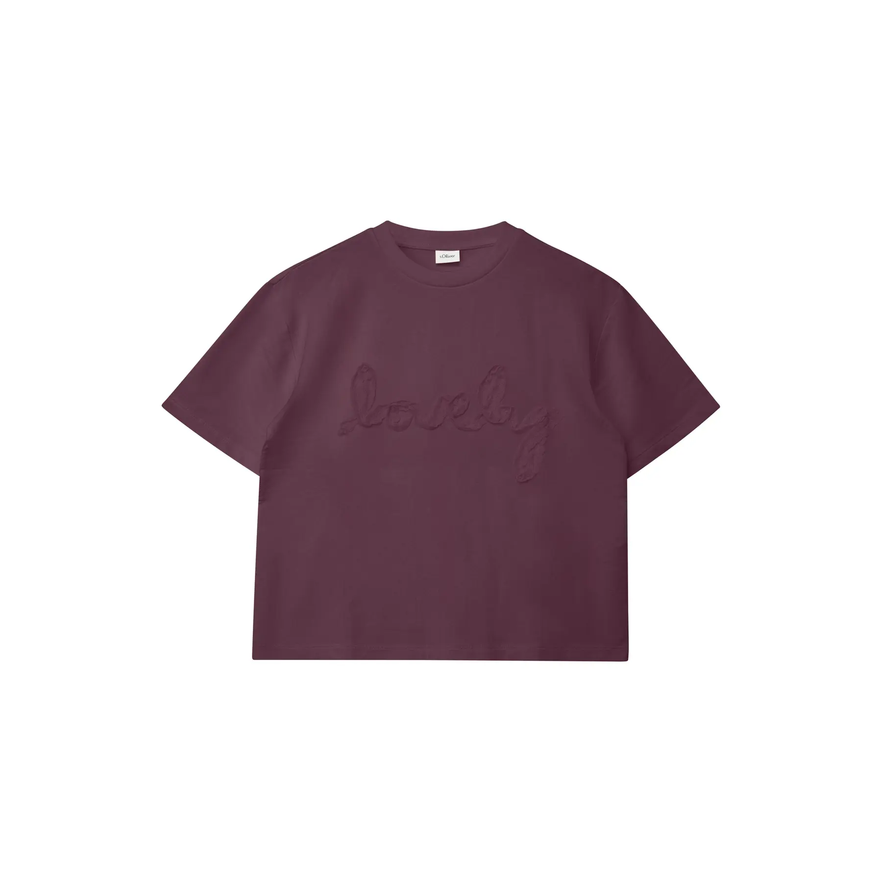 s.Oliver - female - Lichtgewicht sweatshirt met kanten applicatie in boxy pasvorm