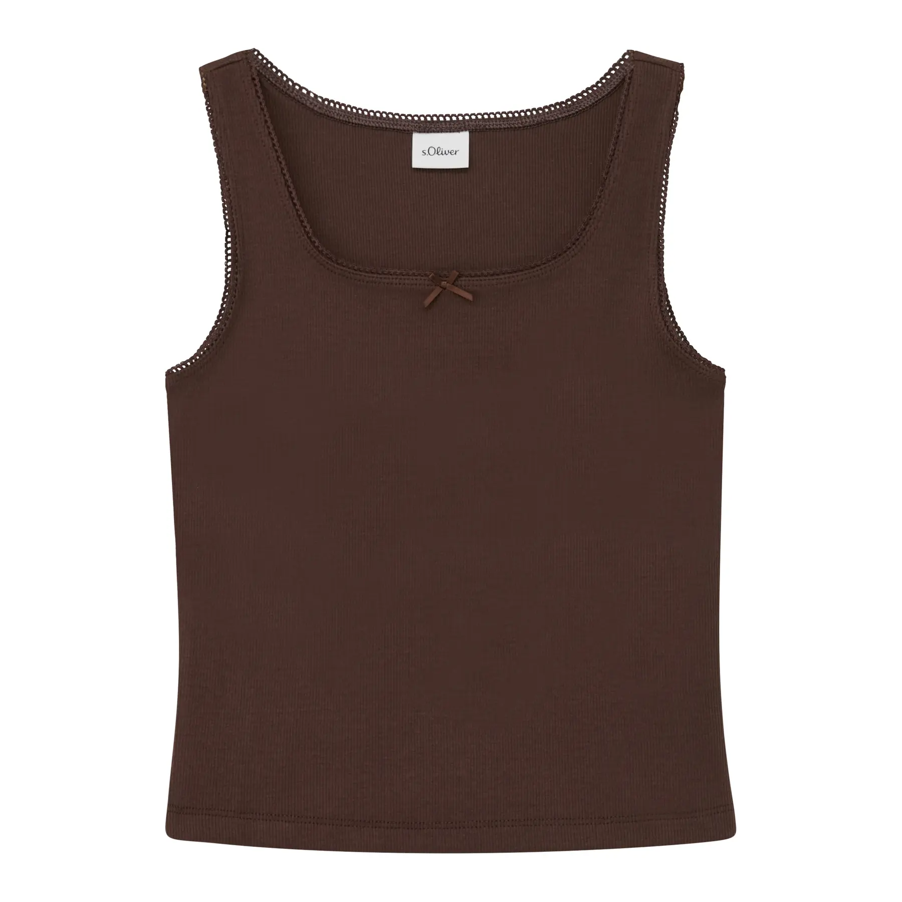 Top à bretelles avec nœud et bordure décorative fille s.Oliver Top à bretelles avec nœud et bordure décorative fille s.Oliver