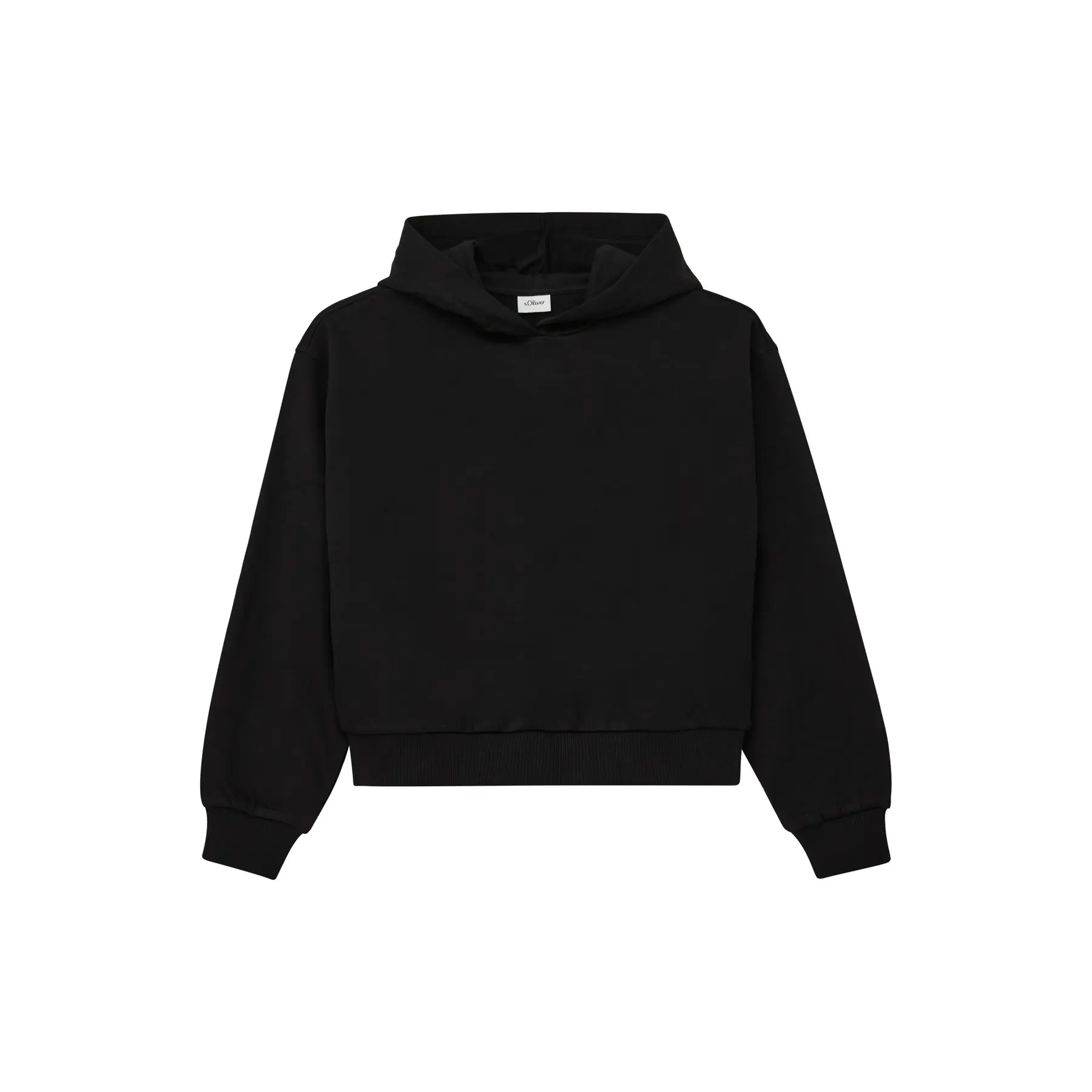 s.Oliver - female - Korte oversized hoodie met print op de rug