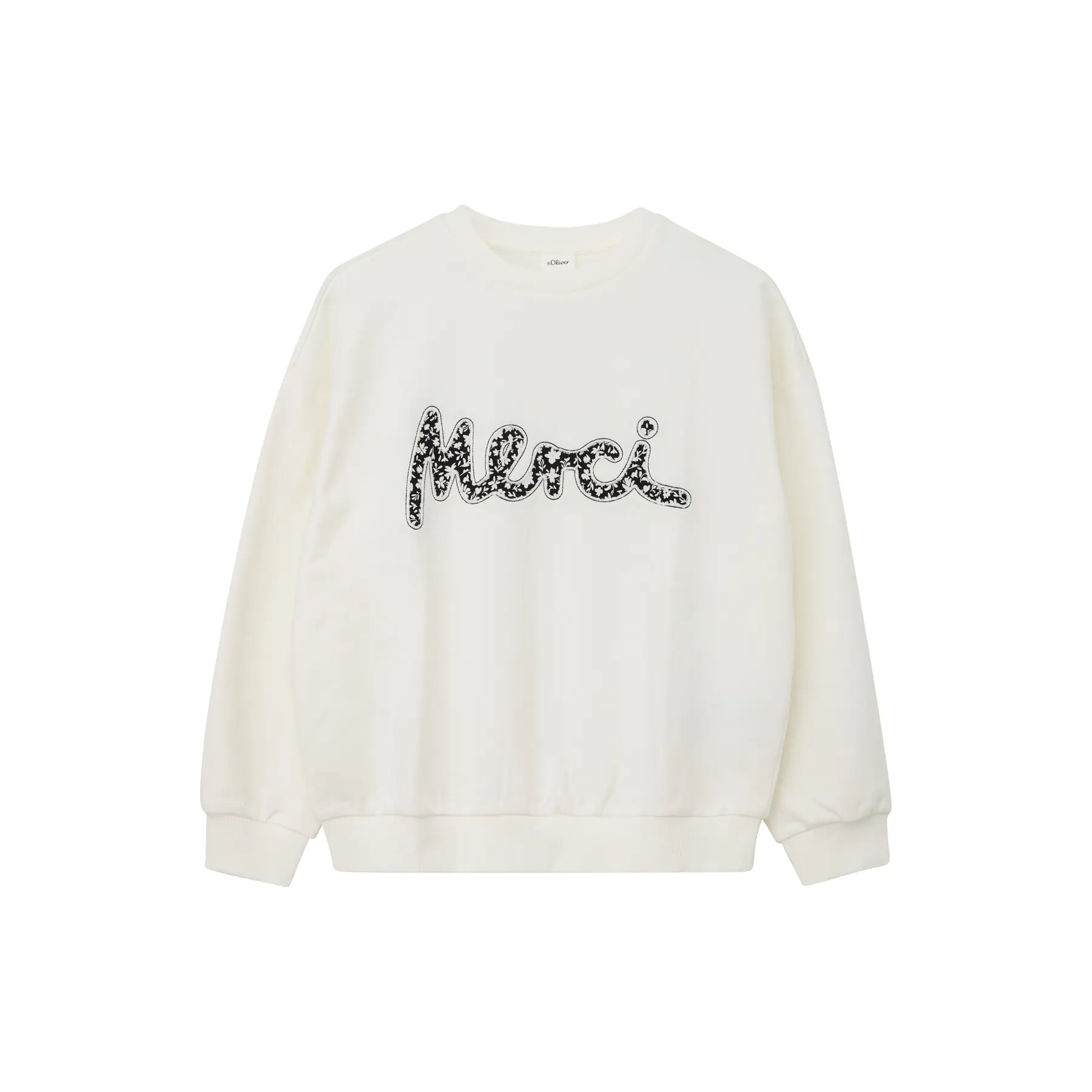 s.Oliver - female - Oversized sweatshirt met applicatie