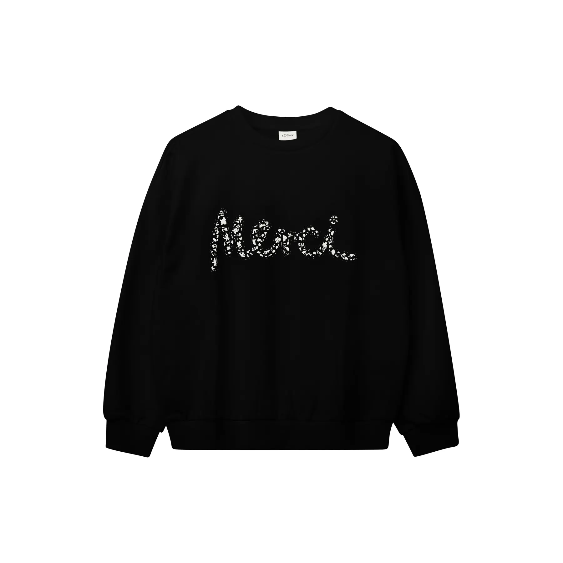 s.Oliver - female - Oversized sweatshirt met applicatie