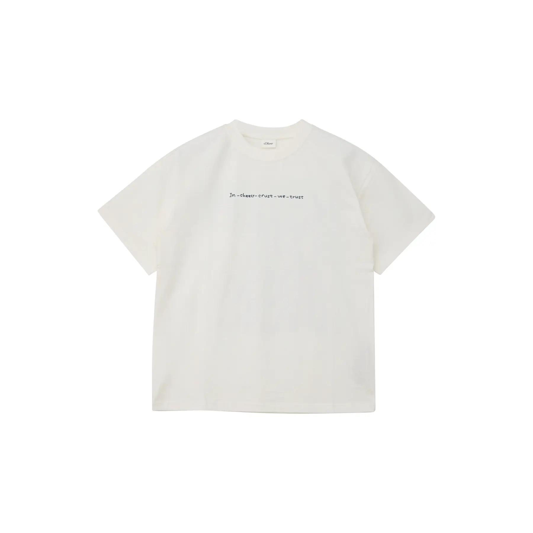 T-shirt oversize con stampa davanti e dietro bambino s.Oliver