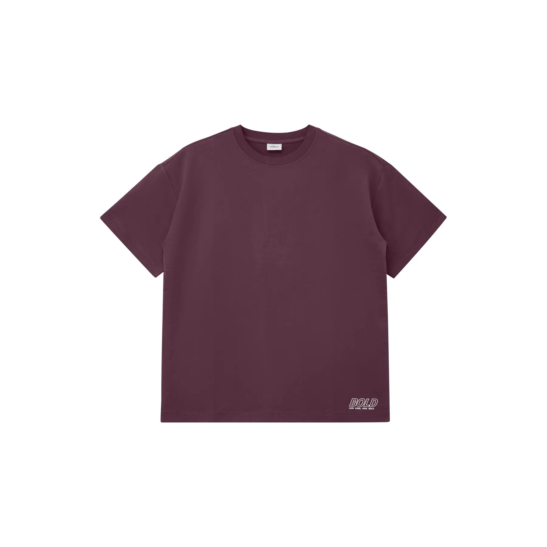 T-shirt oversized Light Felpa met print voor- en achterkant kind s.Oliver