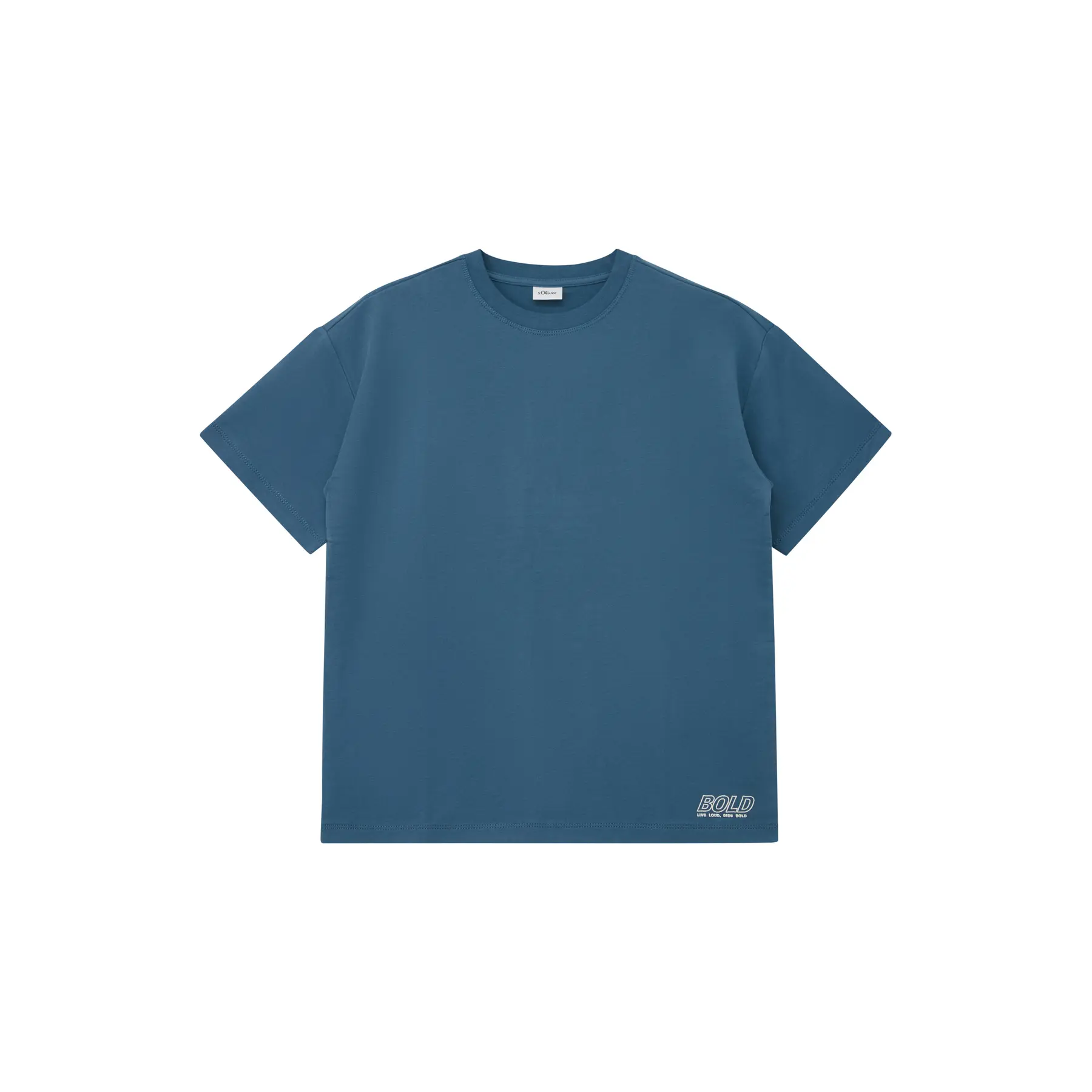 T-shirt oversized Light Felpa met print voor- en achterkant kind s.Oliver