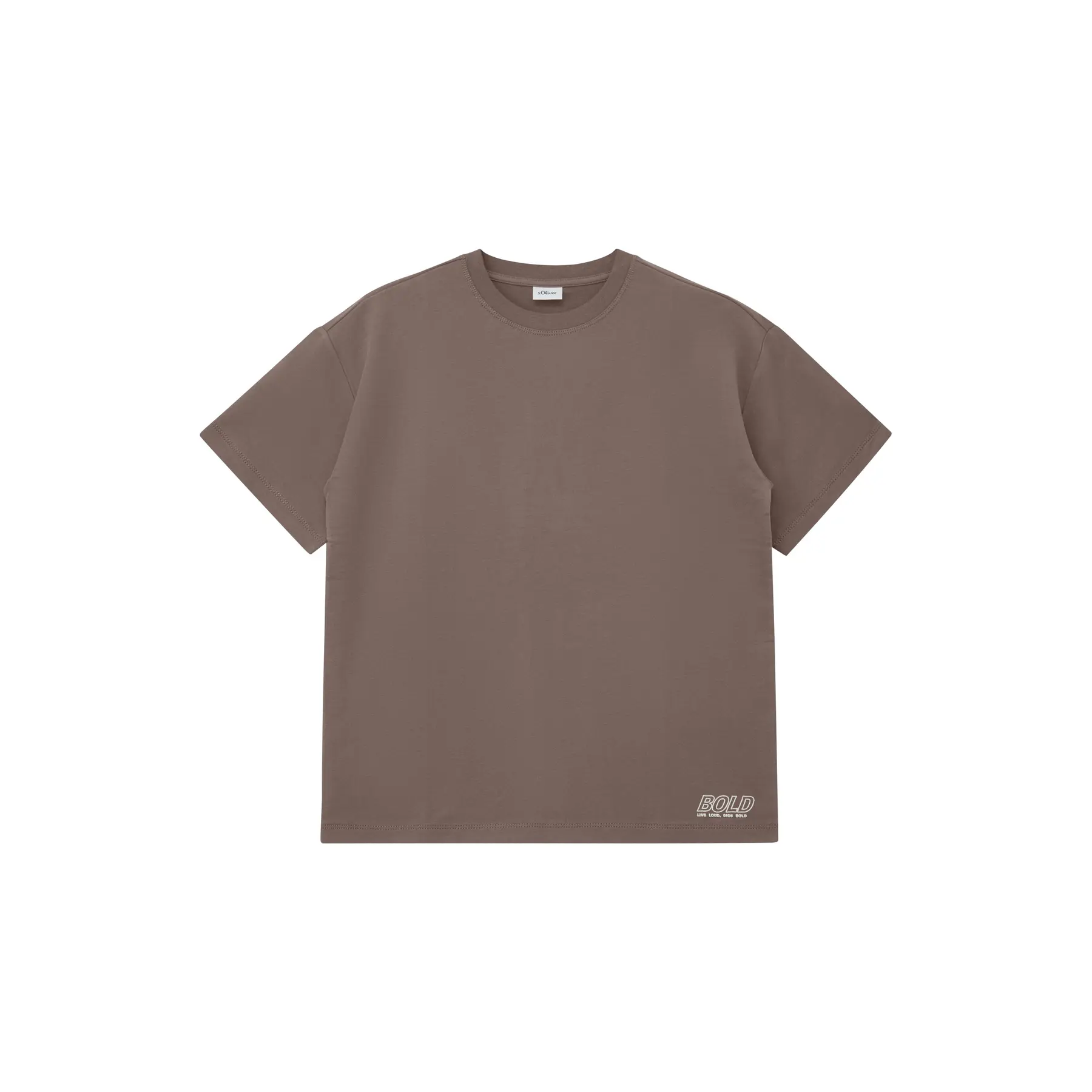 T-shirt oversized Light Felpa met print voor- en achterkant kind s.Oliver