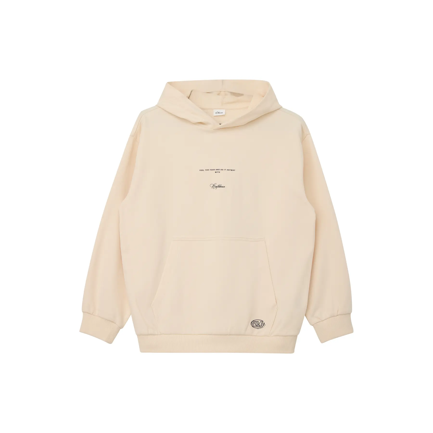s.Oliver - male - Oversized sweatshirt met capuchon en patch