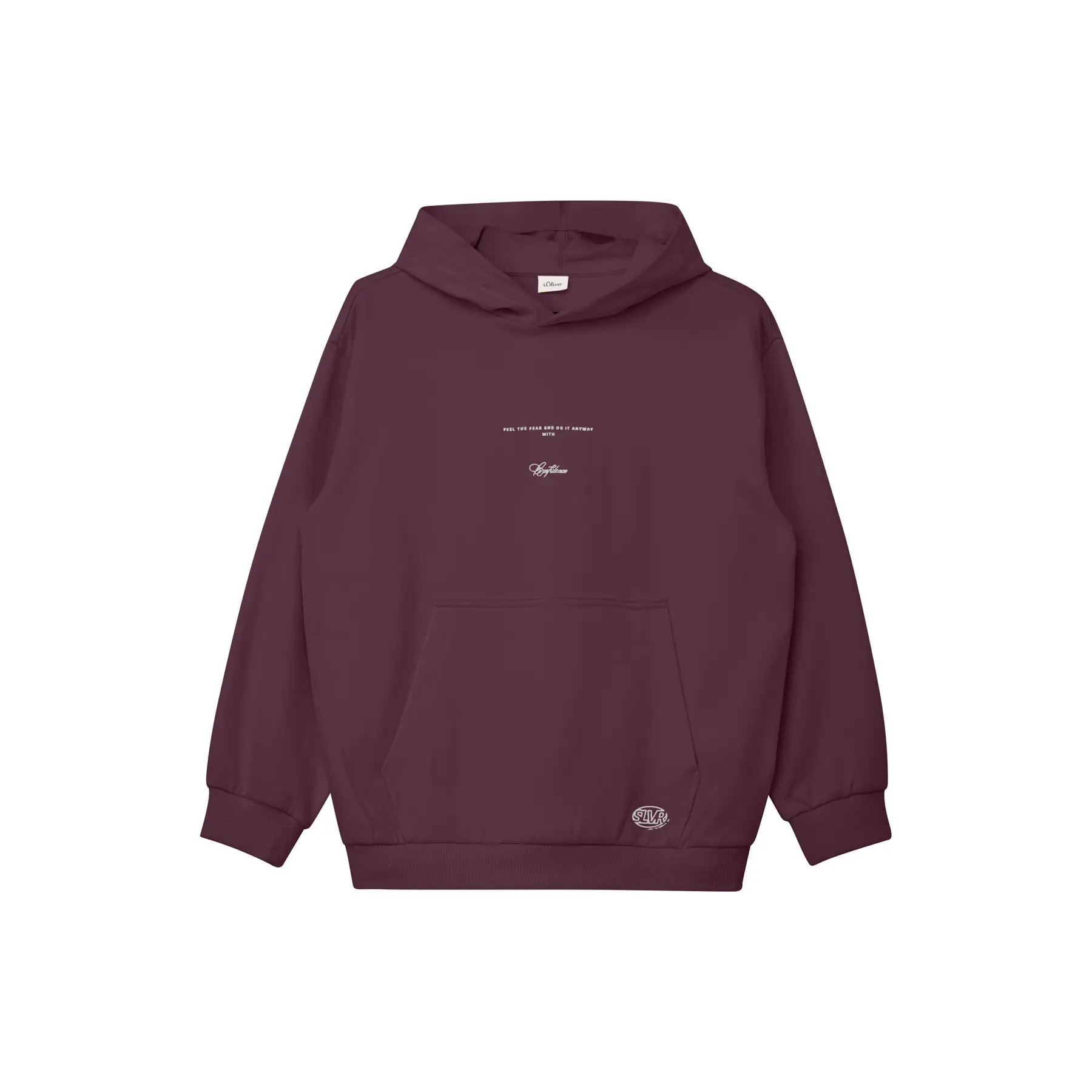 s.Oliver - male - Oversized sweatshirt met capuchon en patch