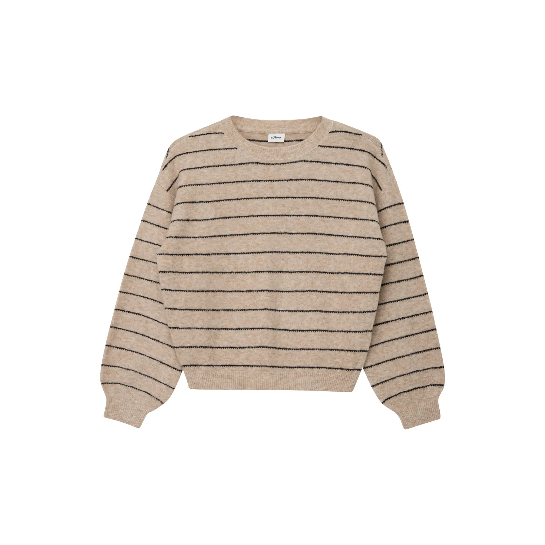 Pull en maille à rayures, coupe ample fille s.Oliver Pull en maille à rayures, coupe ample fille s.Oliver