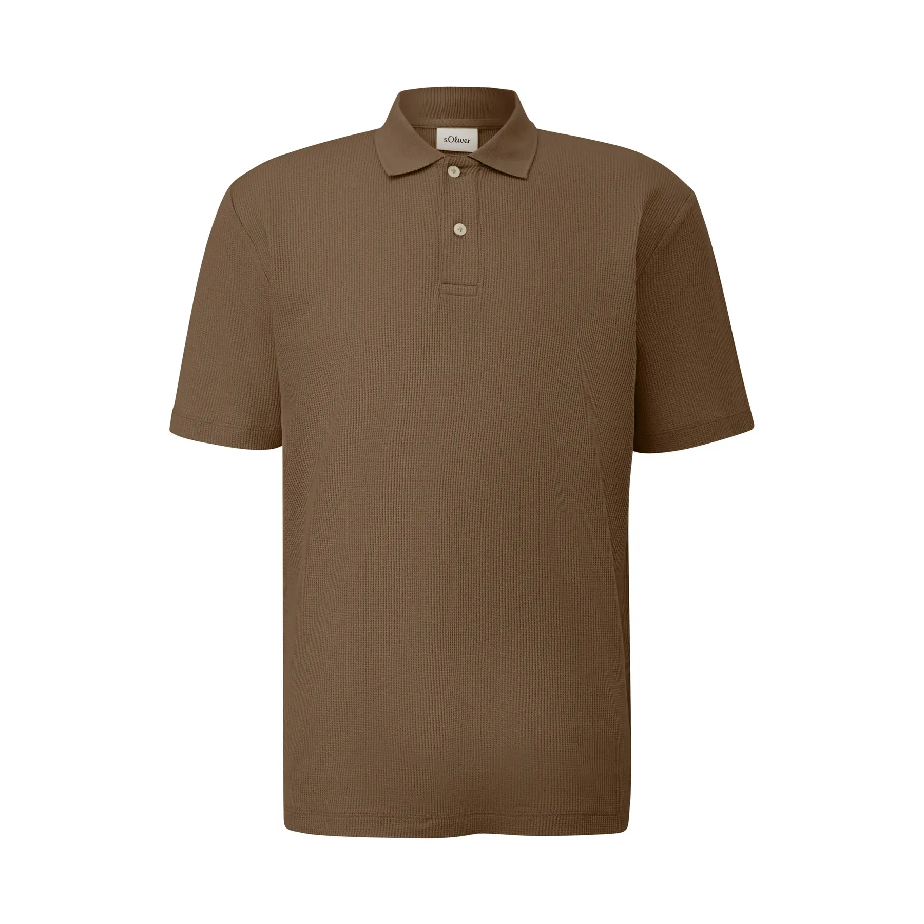 Polo in piqué goffrato s.Oliver