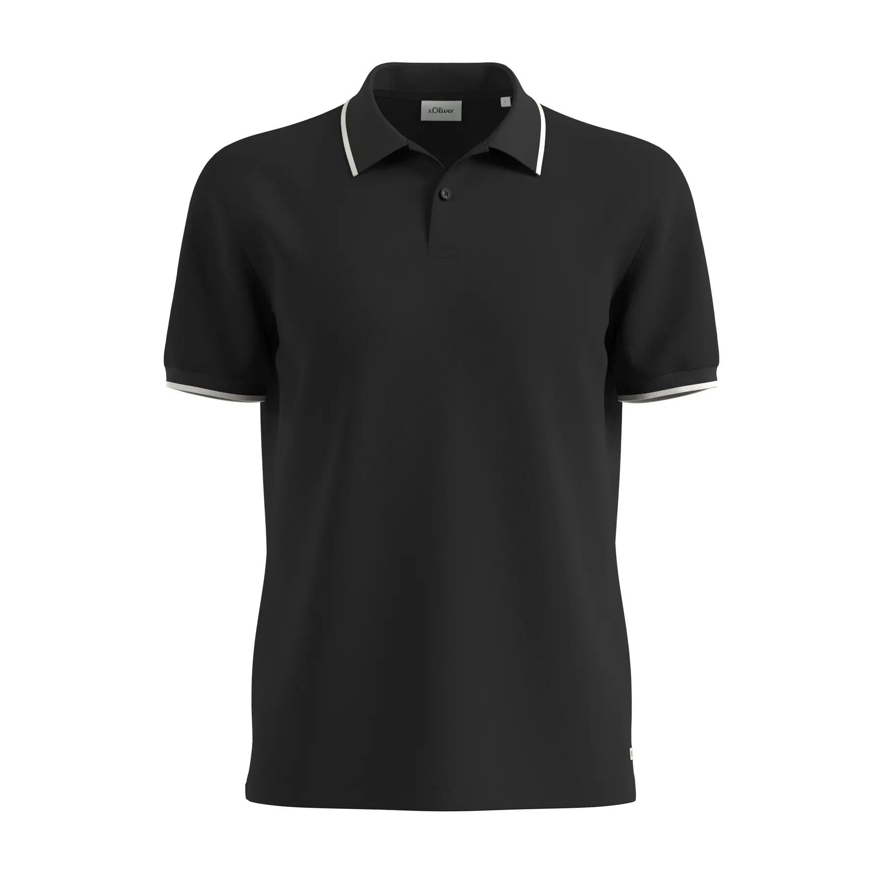 Polo aus Piqué mit kontrastierenden Details s.Oliver