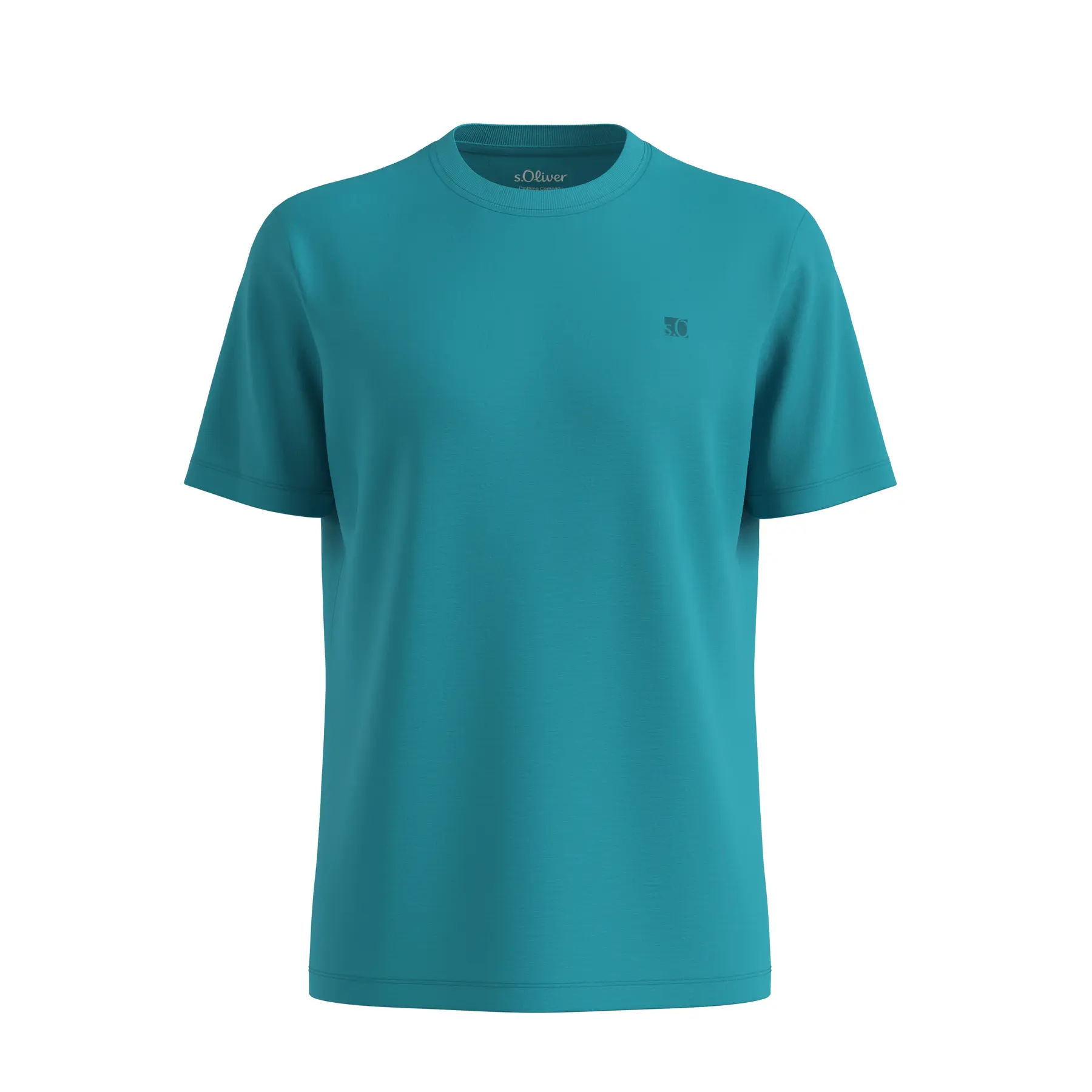 T-shirt testurizzato in filo fiammeggiato con dettagli logo s.Oliver