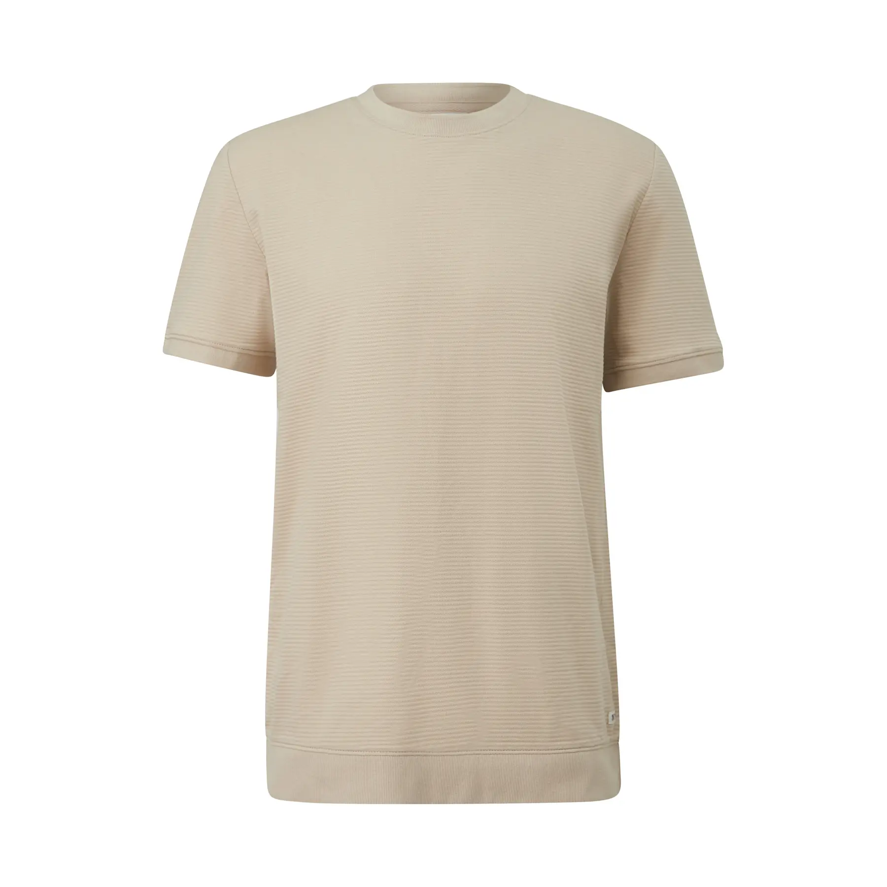 Klassisches Jacquard-Top mit Rundhalsausschnitt und Rippbündchen s.Oliver