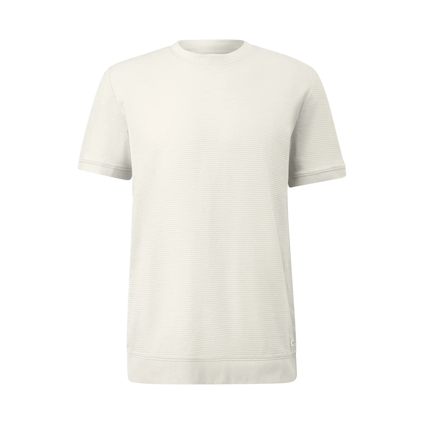 Texturiertes T-Shirt aus Baumwollmischung mit Jacquardmuster s.Oliver