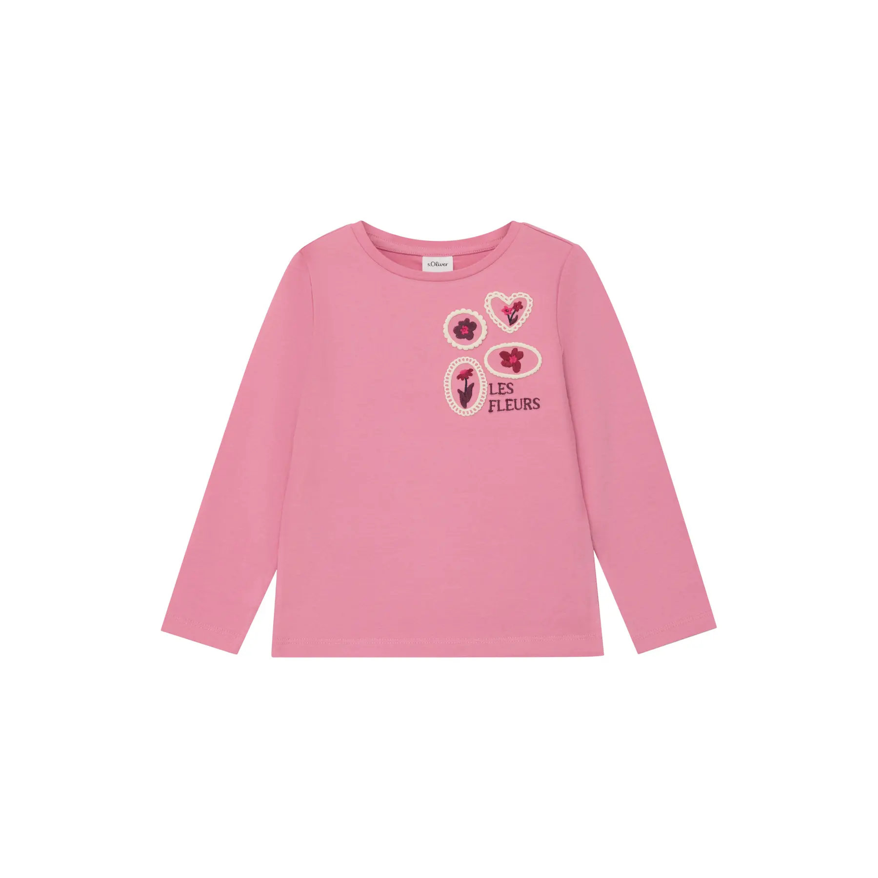 T-shirt a stampa reversibile Regular Fit con stampa in schiuma e ricamo ragazza s.Oliver