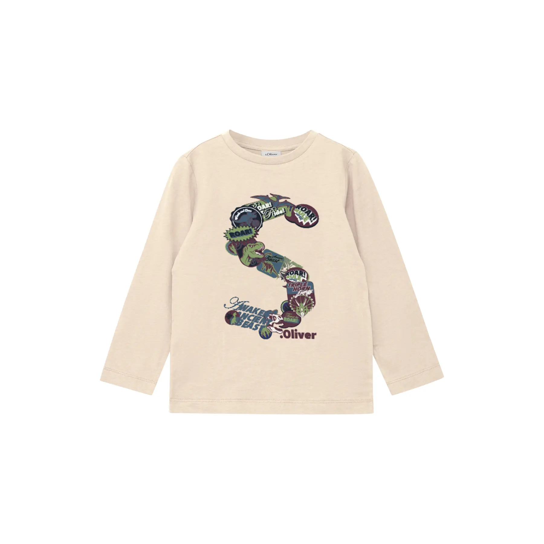 T-shirt van katoen met opdruk kind s.Oliver