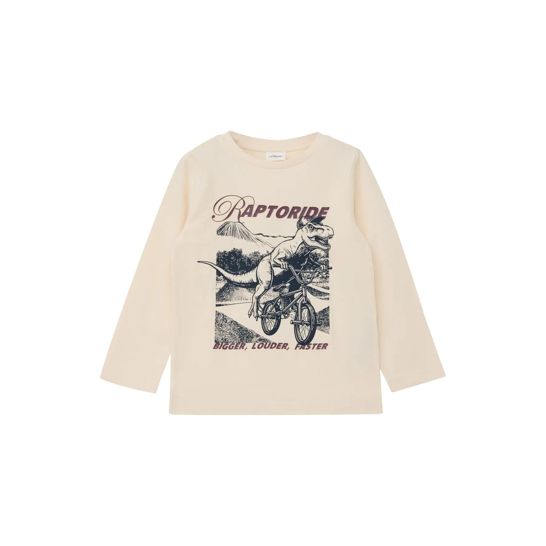 T-shirt van katoen met opdruk kind s.Oliver