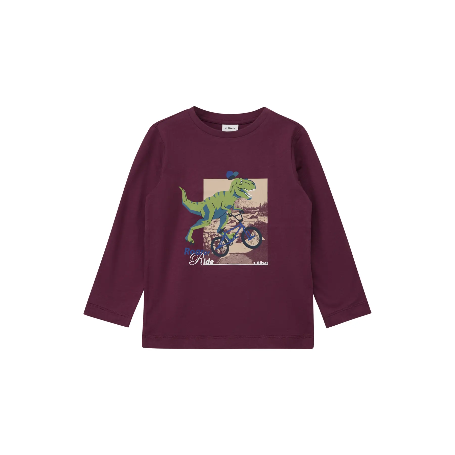 T-shirt van katoen met opdruk kind s.Oliver