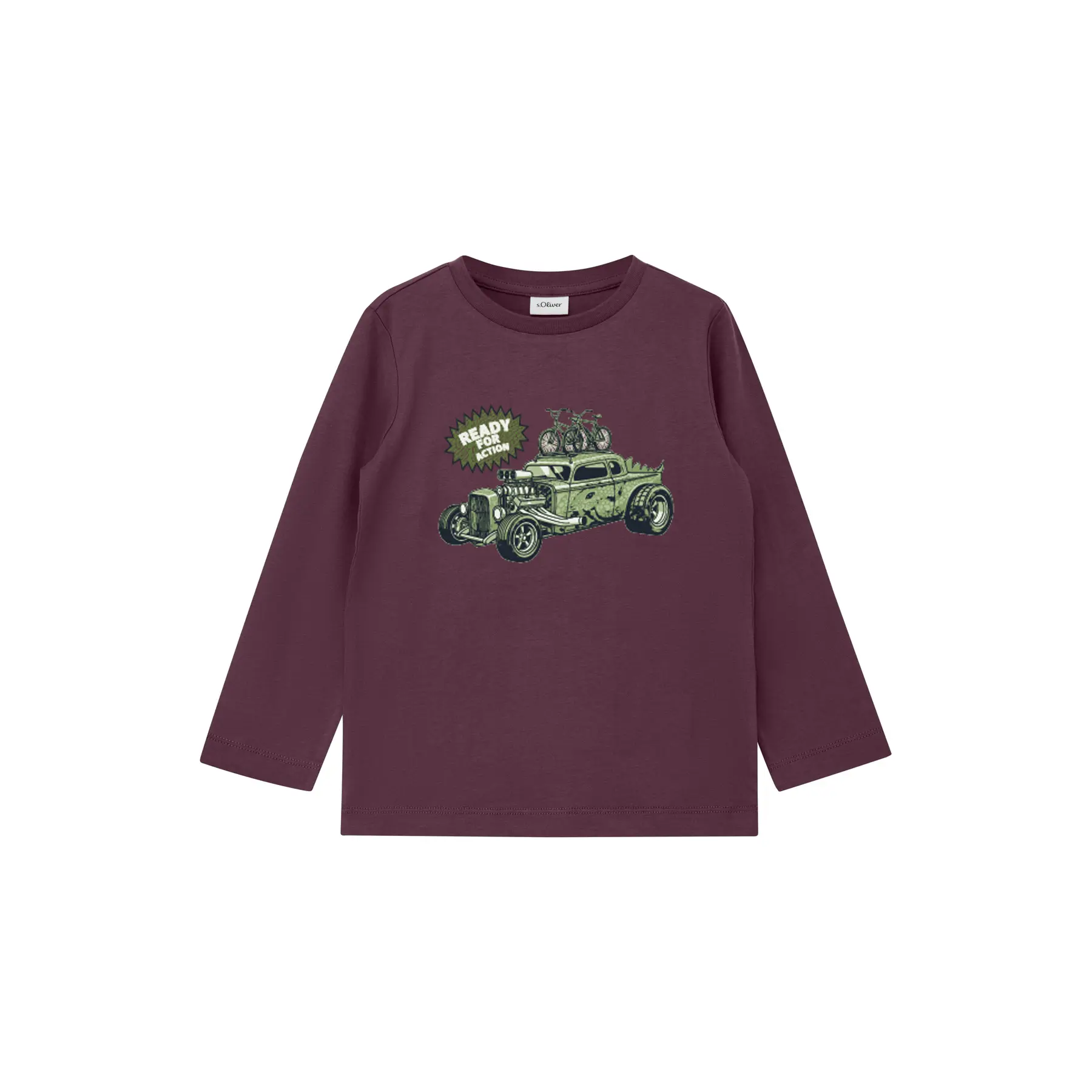 T-shirt van katoen met opdruk kind s.Oliver