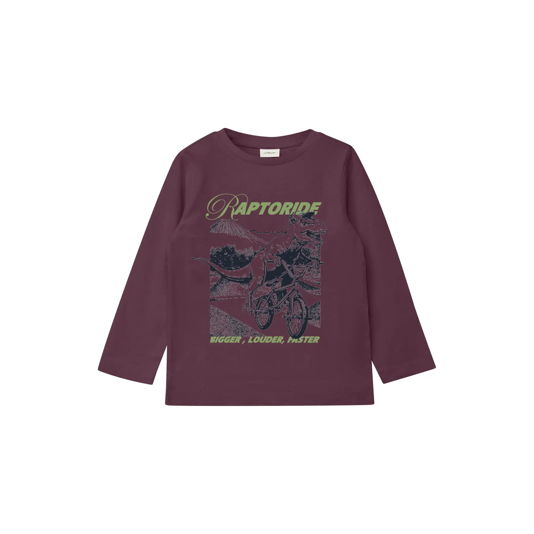 T-shirt van katoen met opdruk kind s.Oliver