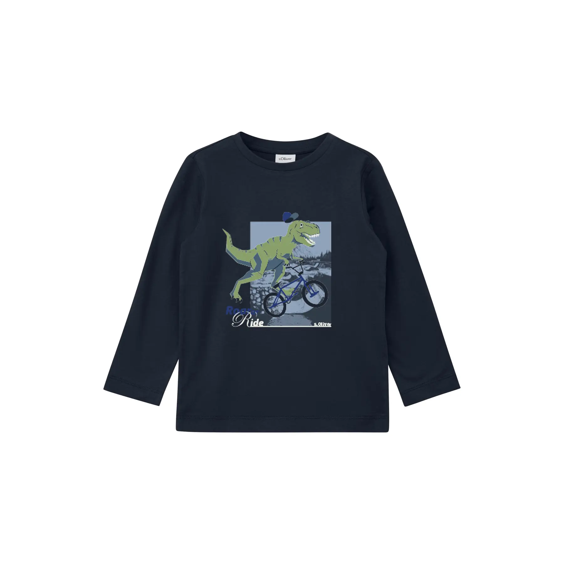 T-shirt van katoen met opdruk kind s.Oliver