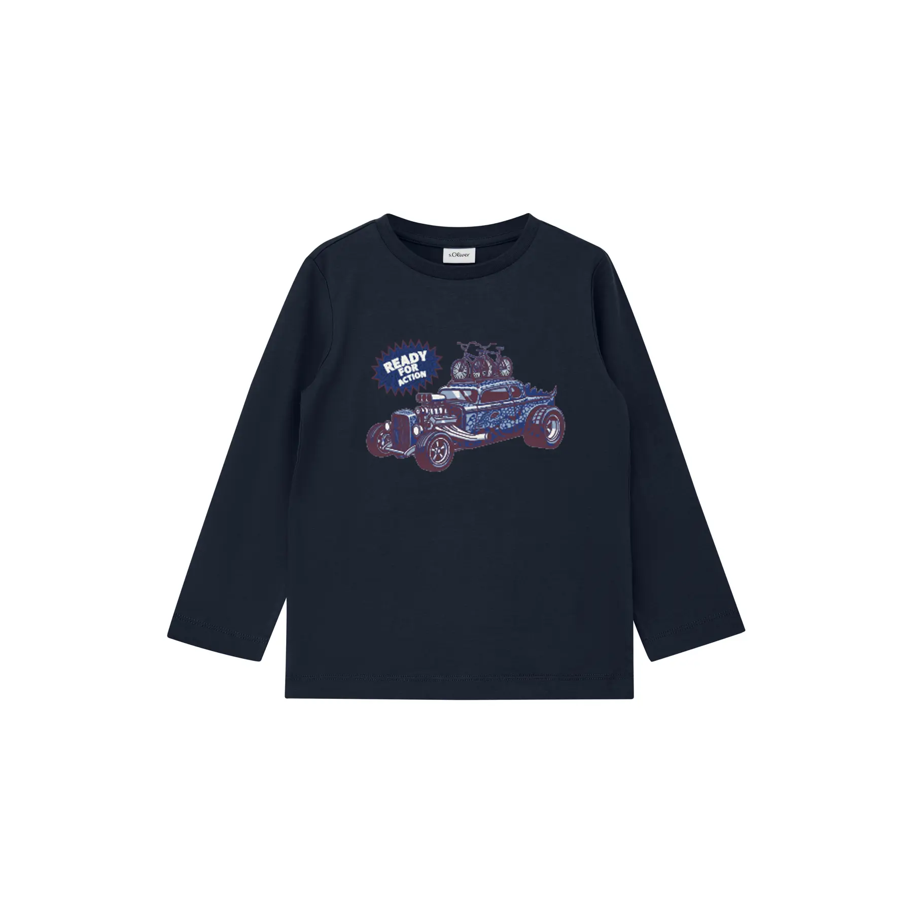 T-shirt van katoen met opdruk kind s.Oliver