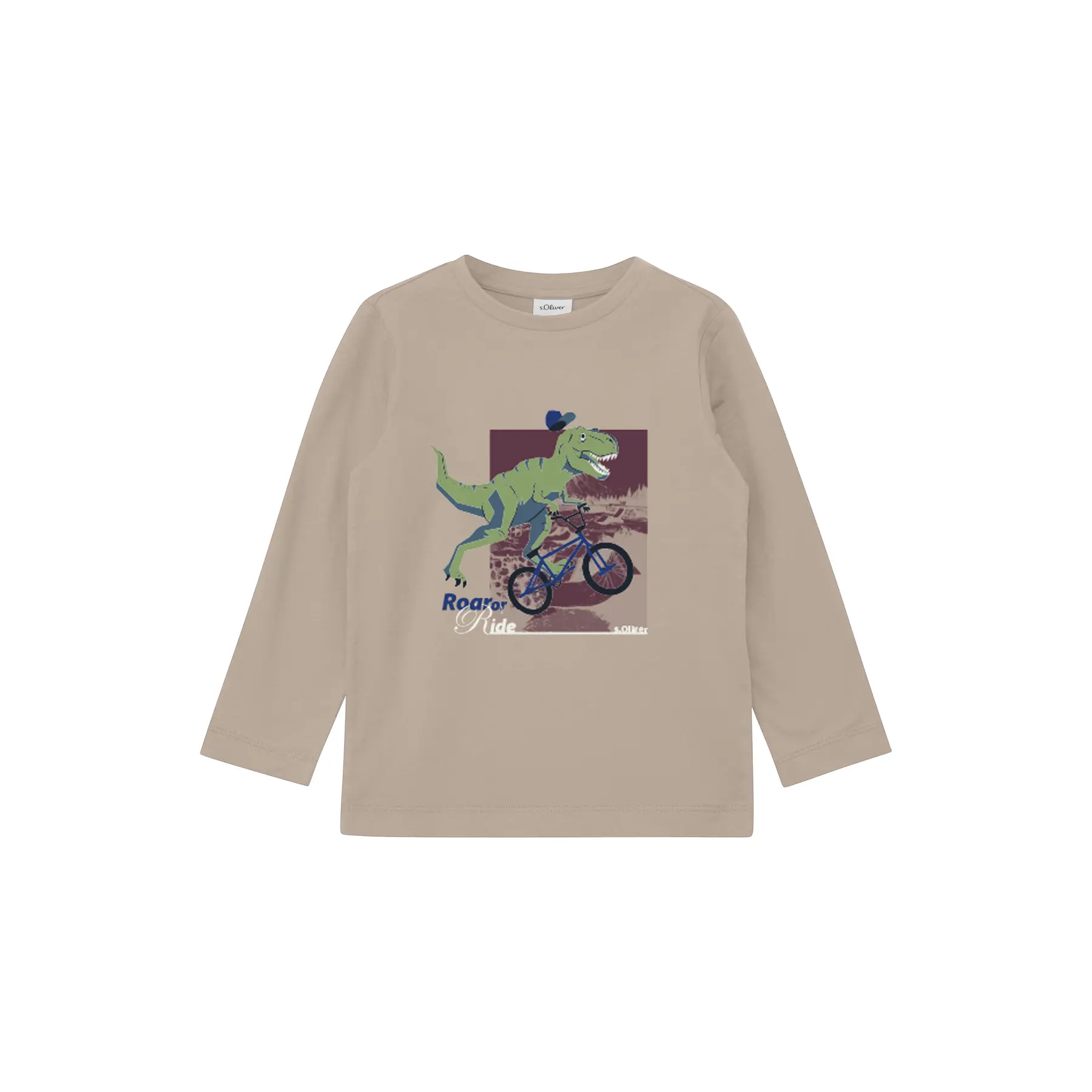 T-shirt van katoen met opdruk kind s.Oliver