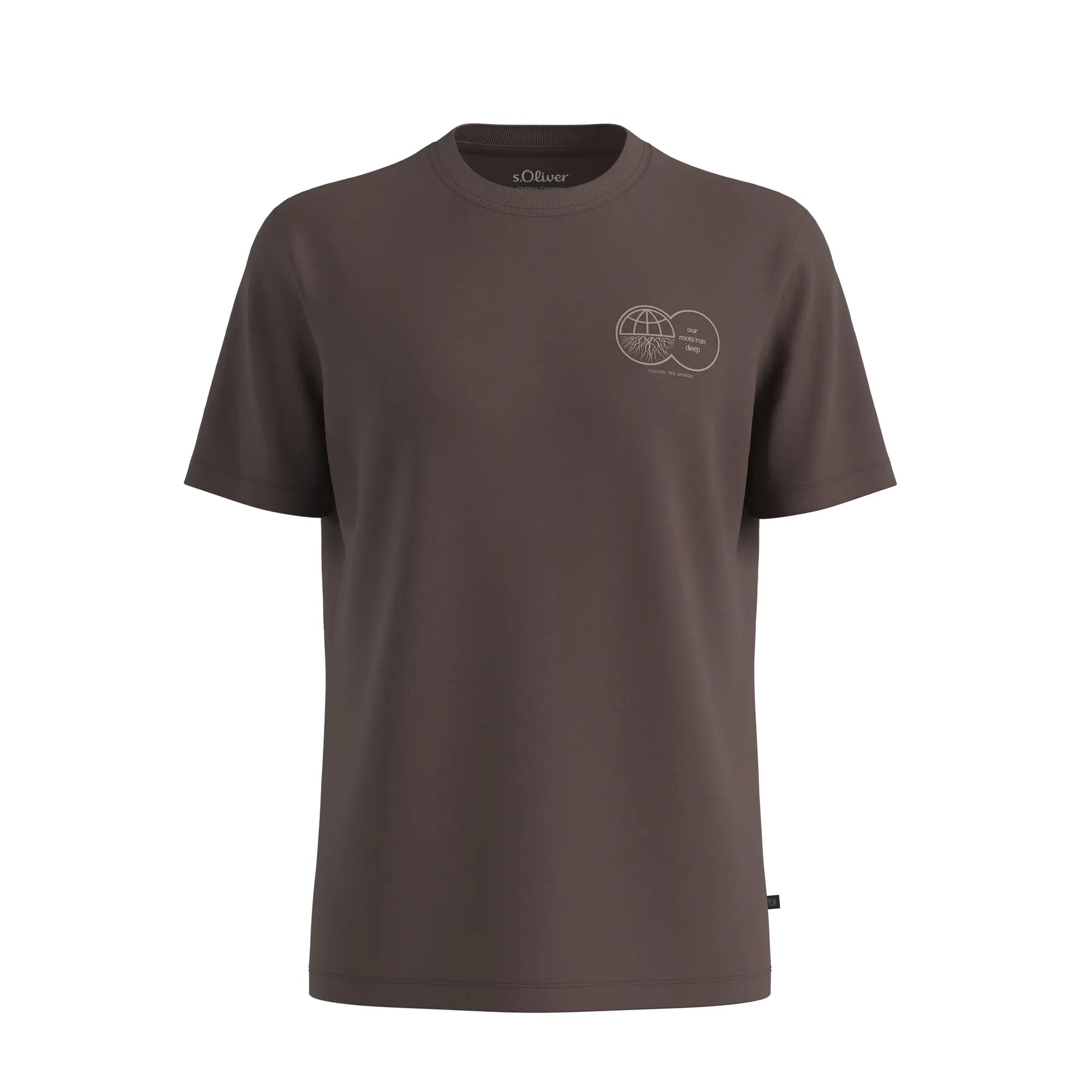 T-shirt avec imprimé devant et patch logo s.Oliver T-shirt avec imprimé devant et patch logo s.Oliver