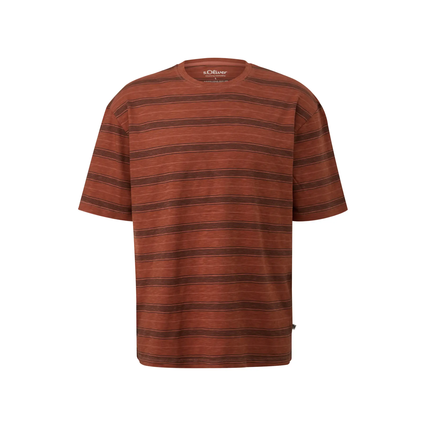 T-shirt a taglio rilassato con patch logo s.Oliver