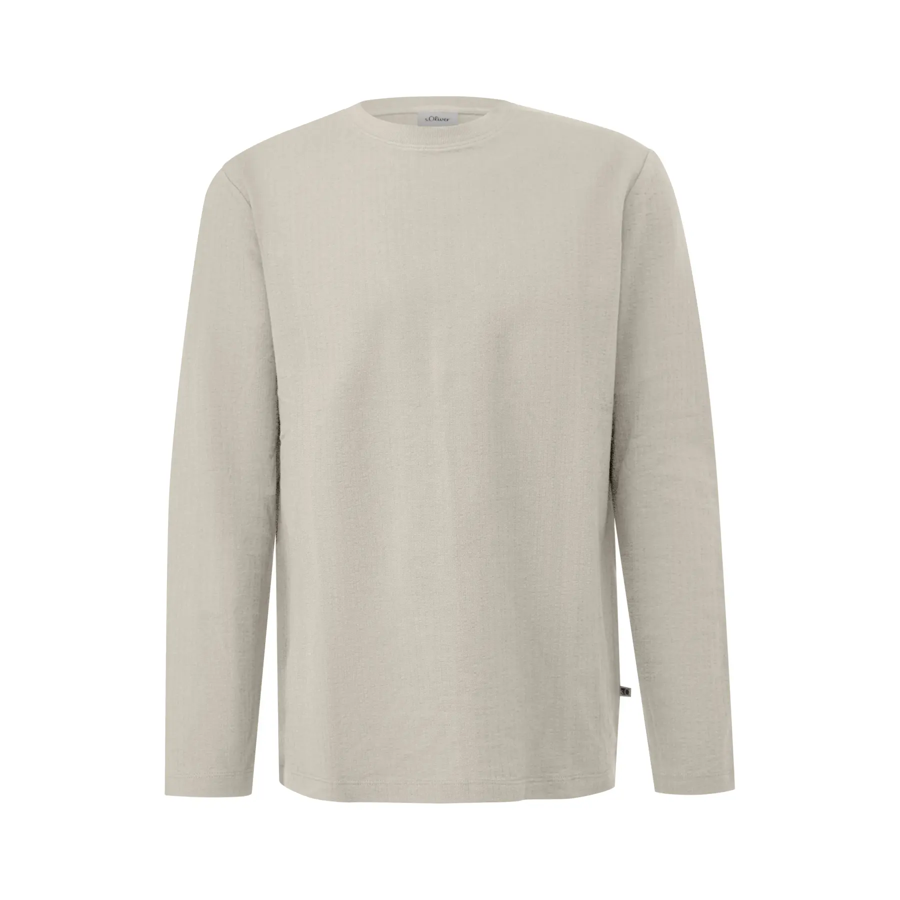 T-shirt a maniche lunghe con patch logo s.Oliver