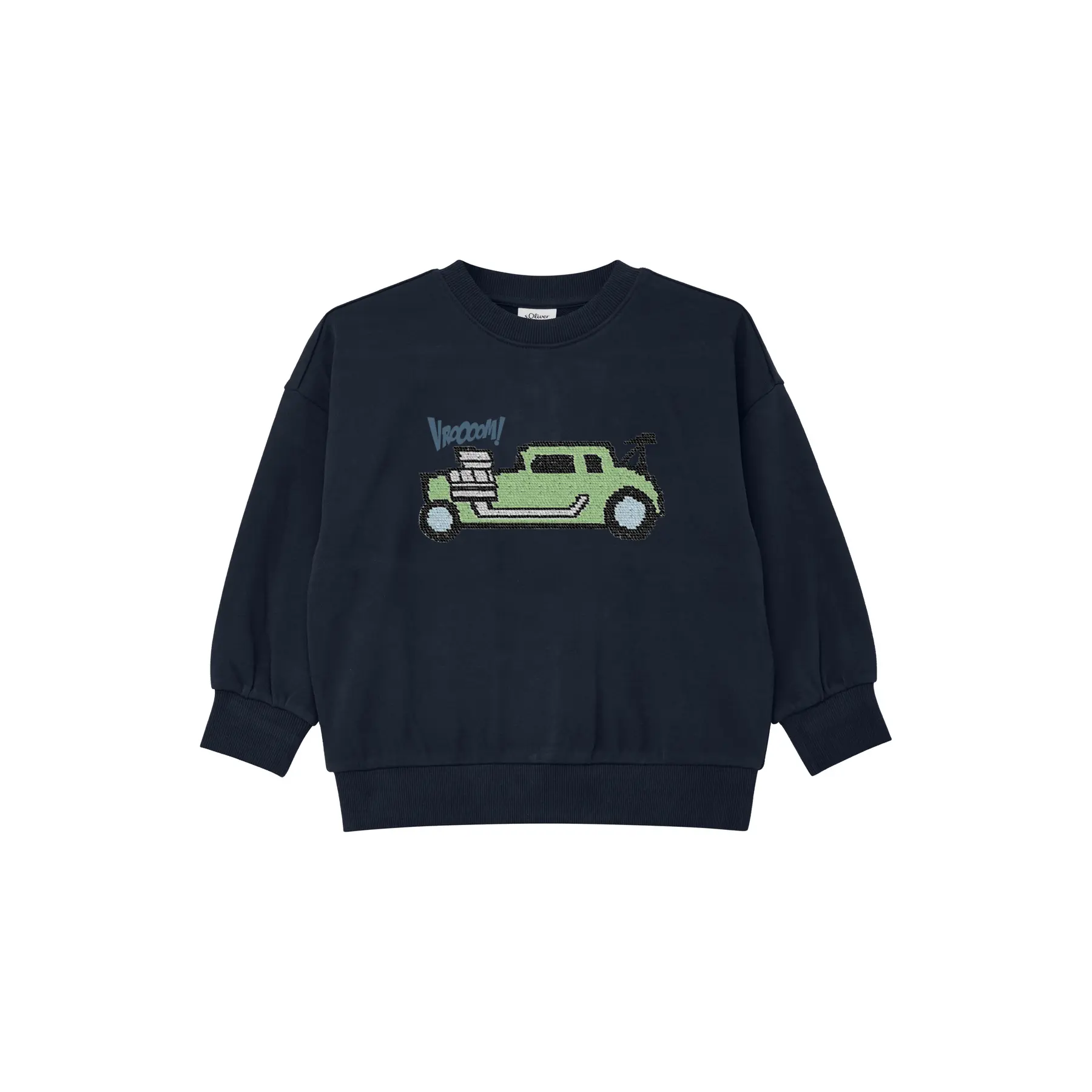 Oversized sweatshirt met omkeerbare sequins en borduurwerk voor kinderen s.Oliver