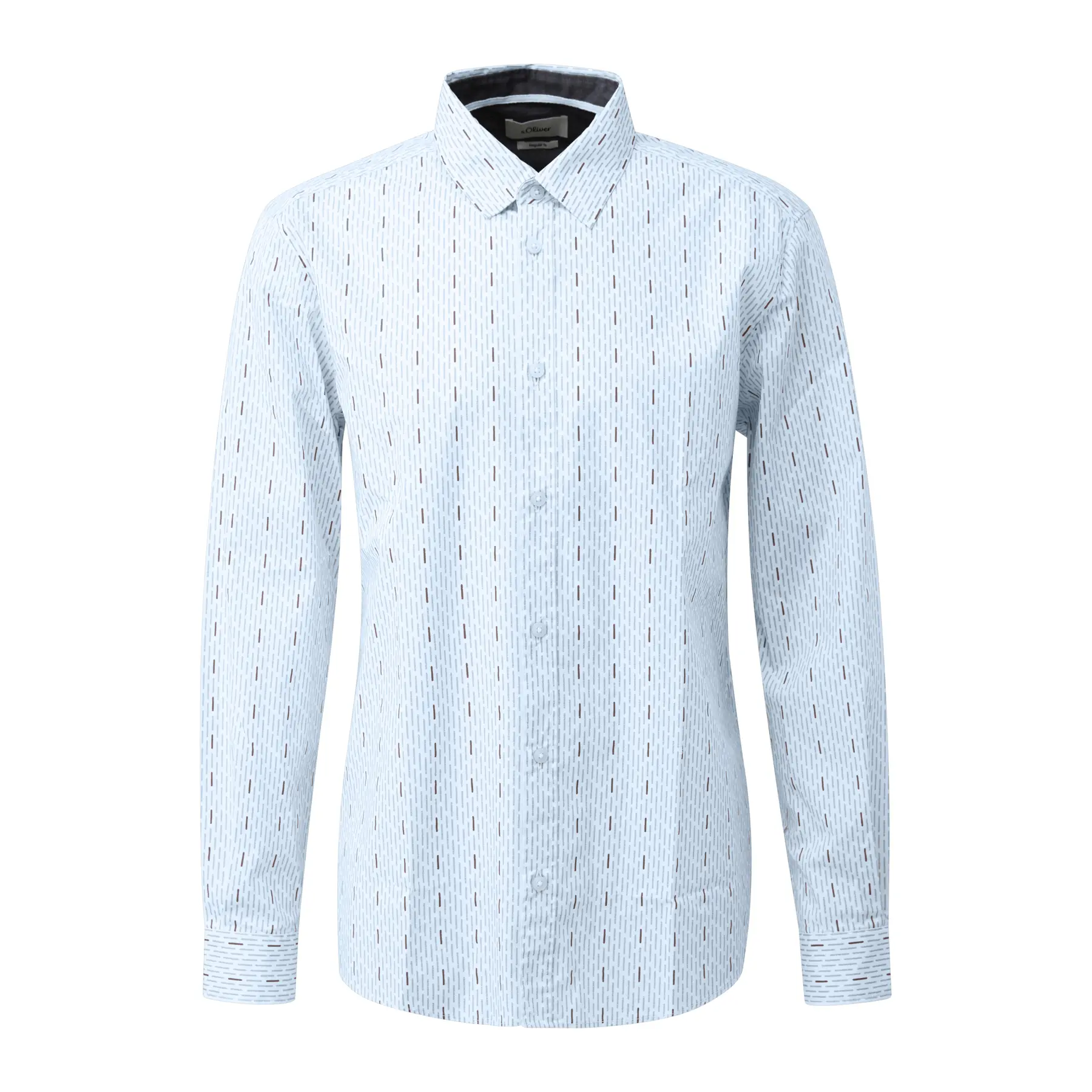 Chemise a stampa integrale e colletto italiano s.Oliver