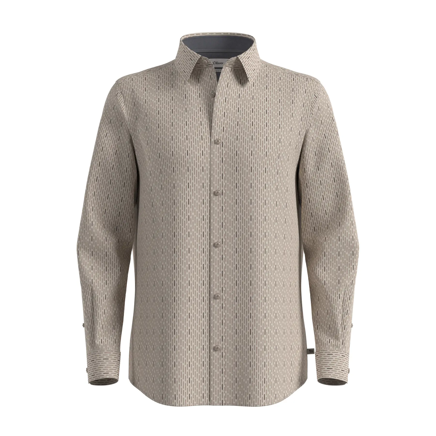 Chemise a stampa integrale e colletto italiano s.Oliver
