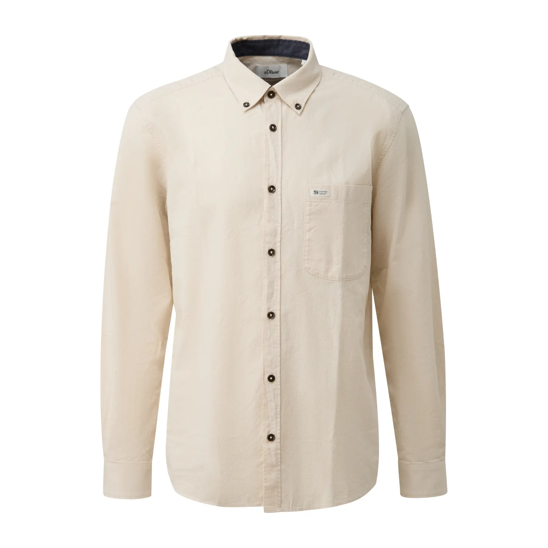 Camicia con colletto bottonato e tasca sul petto s.Oliver