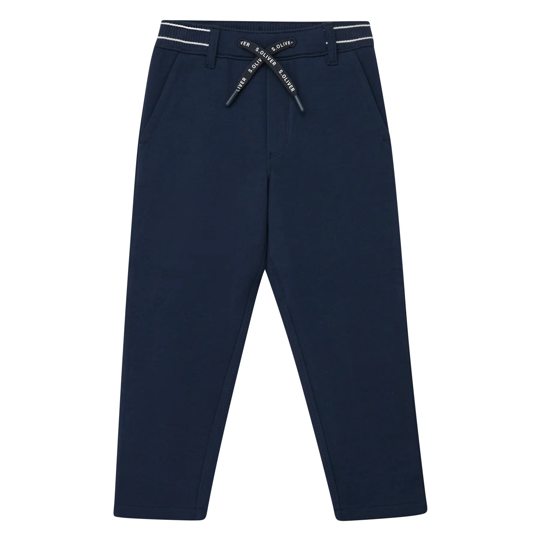 Joggingbroek met zijzakken en verstelbare taille kind s.Oliver